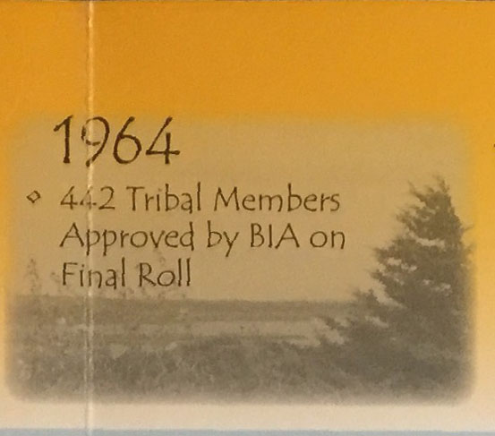 442 Tribal Members Approved by BIA on Final Roll
