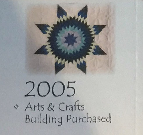 Arts & Crafts Building Purchased