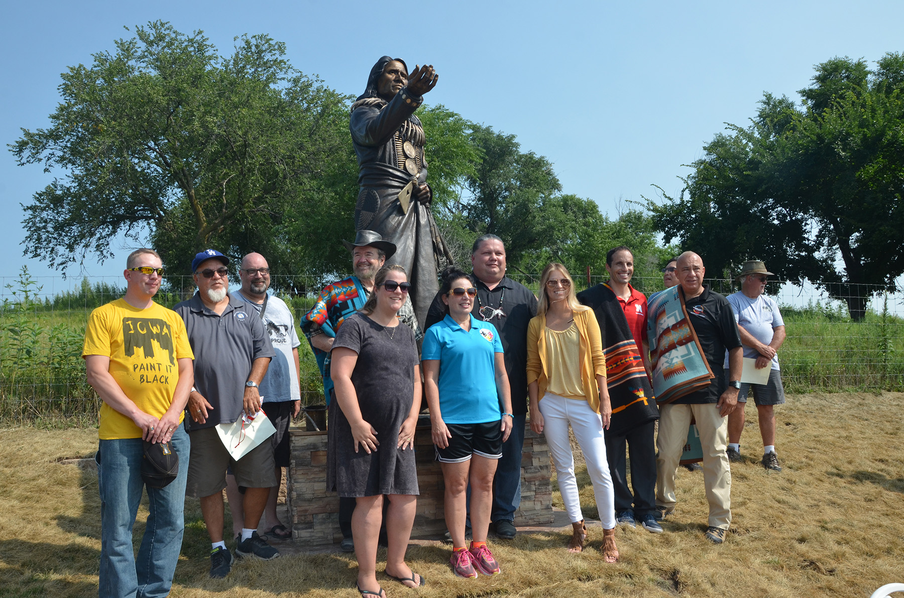 Chief Standing Bear statue unveiled in tribal homelands