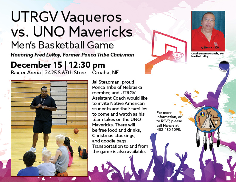 UTRGV Vaqueros vs. UNO Mavericks Men’s Basketball Game