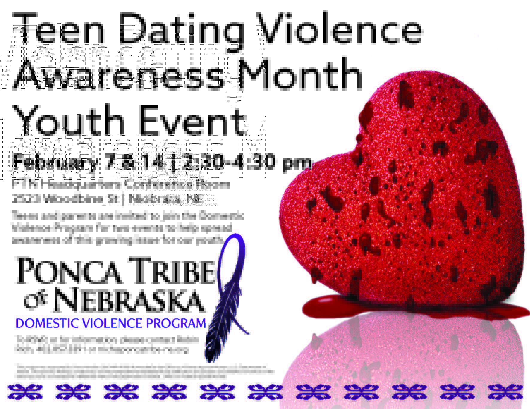 Teen Dating Violence Awareness Month Youth Event – Niobrara