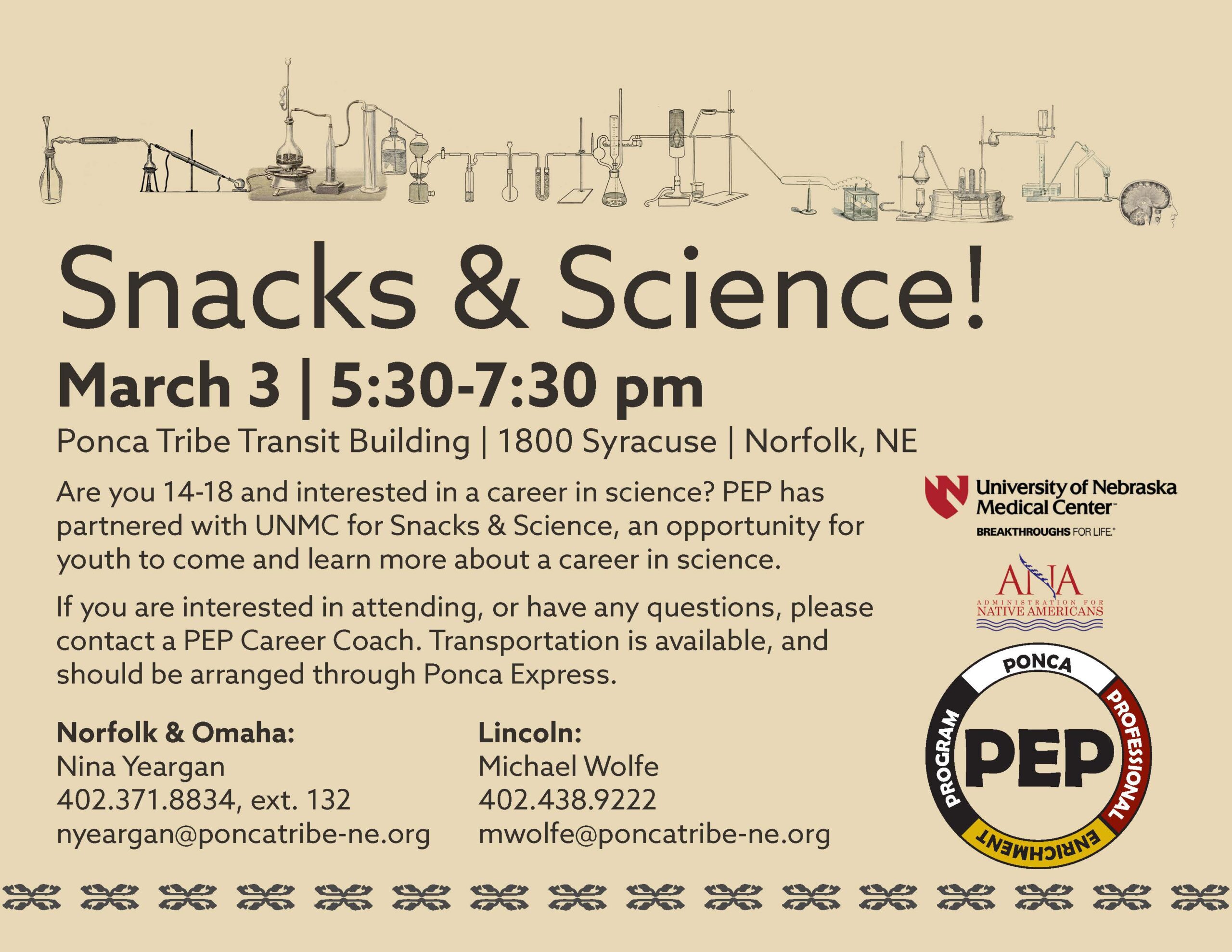 Snacks and Science - Norfolk