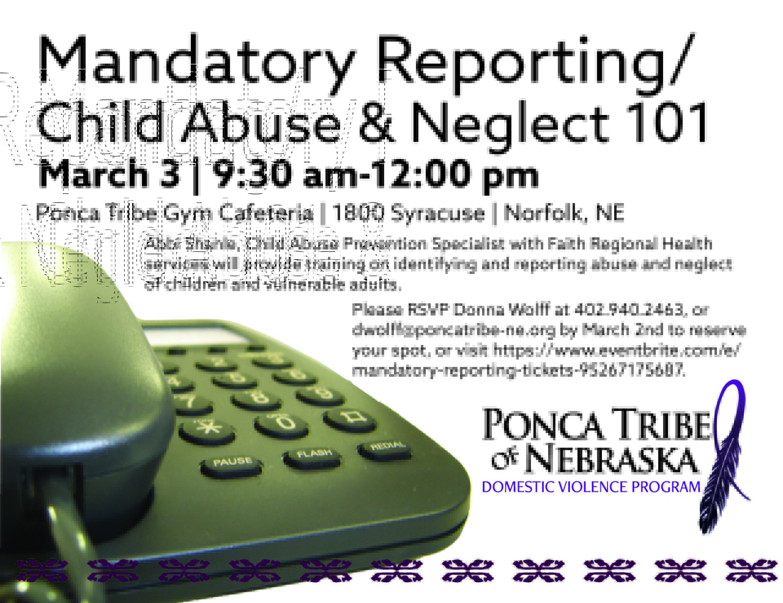 Mandatory Reporting/Child Abuse & Neglect 101