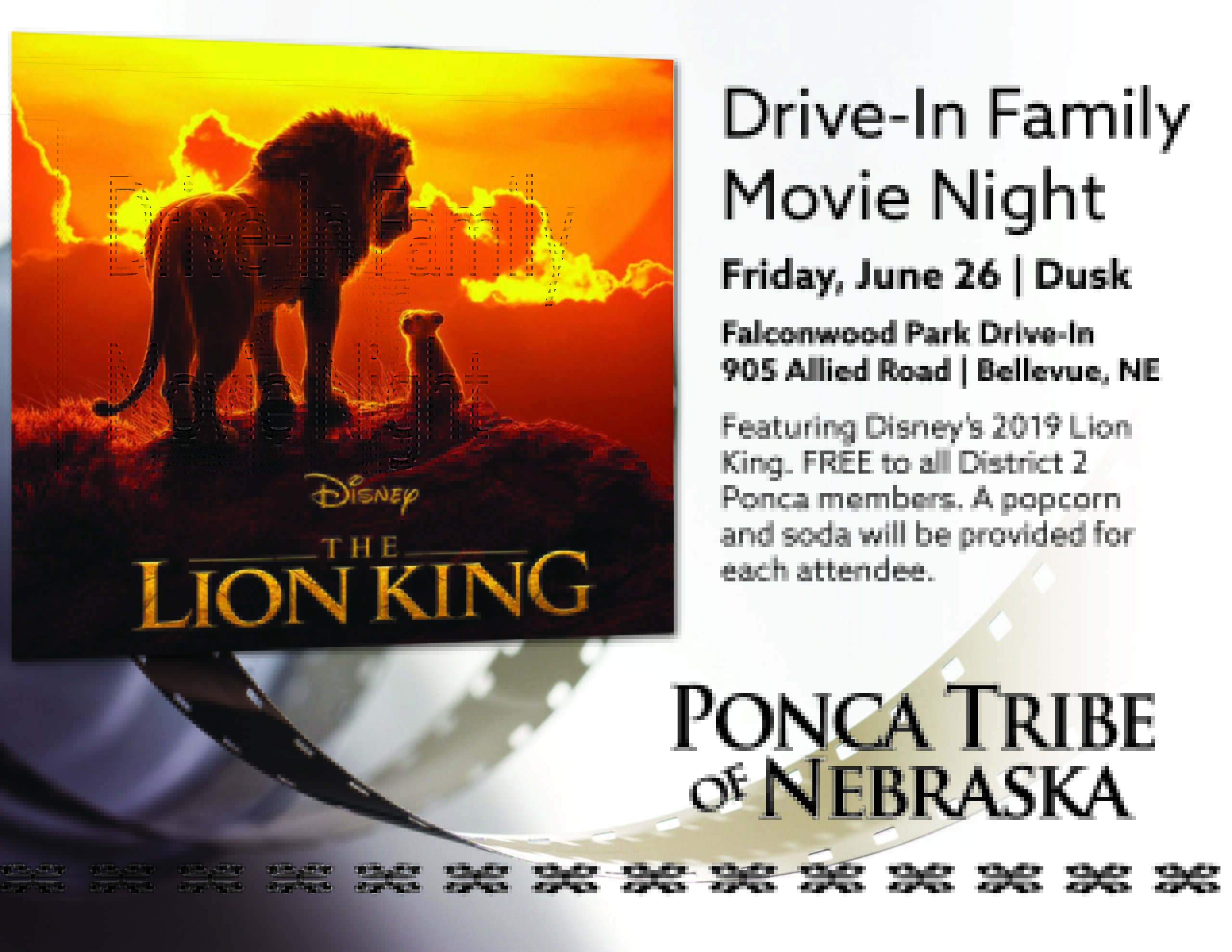 District 2 Drive-In Family Movie Night