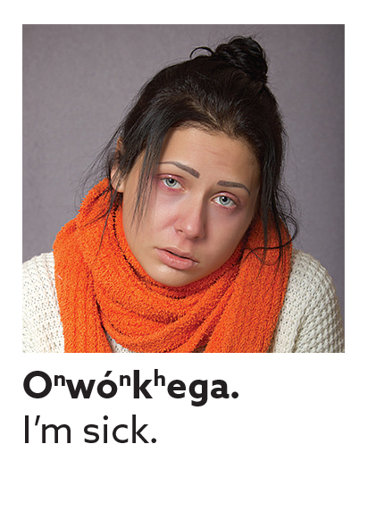 I’m sick.