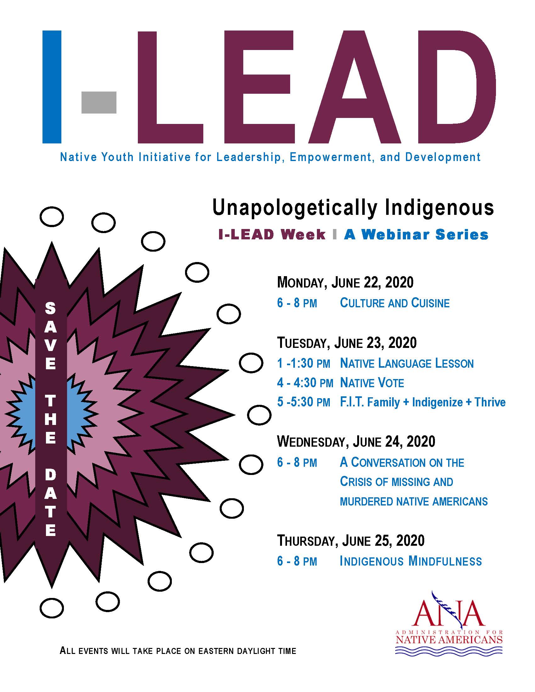 I-LEAD Youth Webinar Series