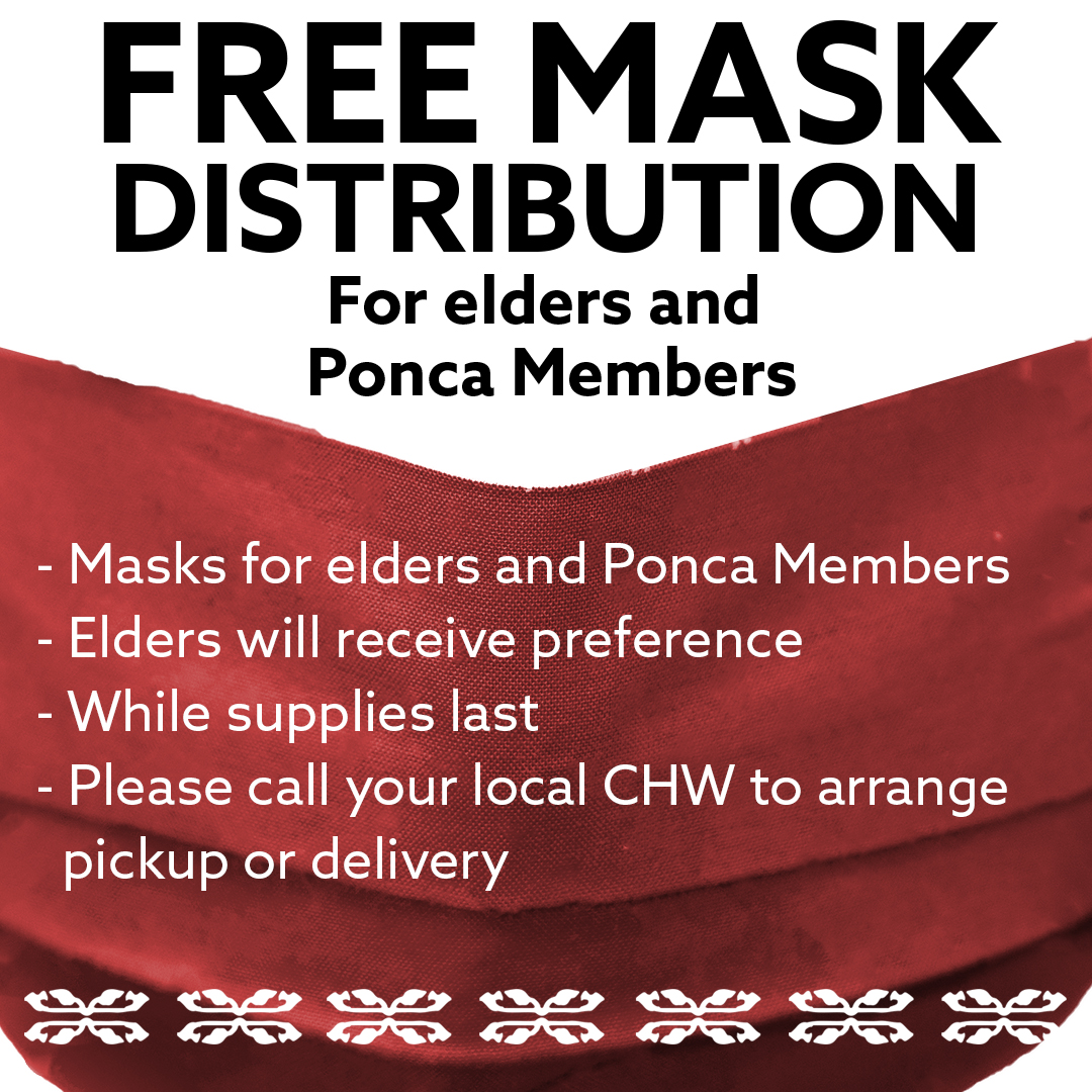 Read more about the article Mask Distribution for Elders and Ponca Members