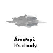It’s cloudy.