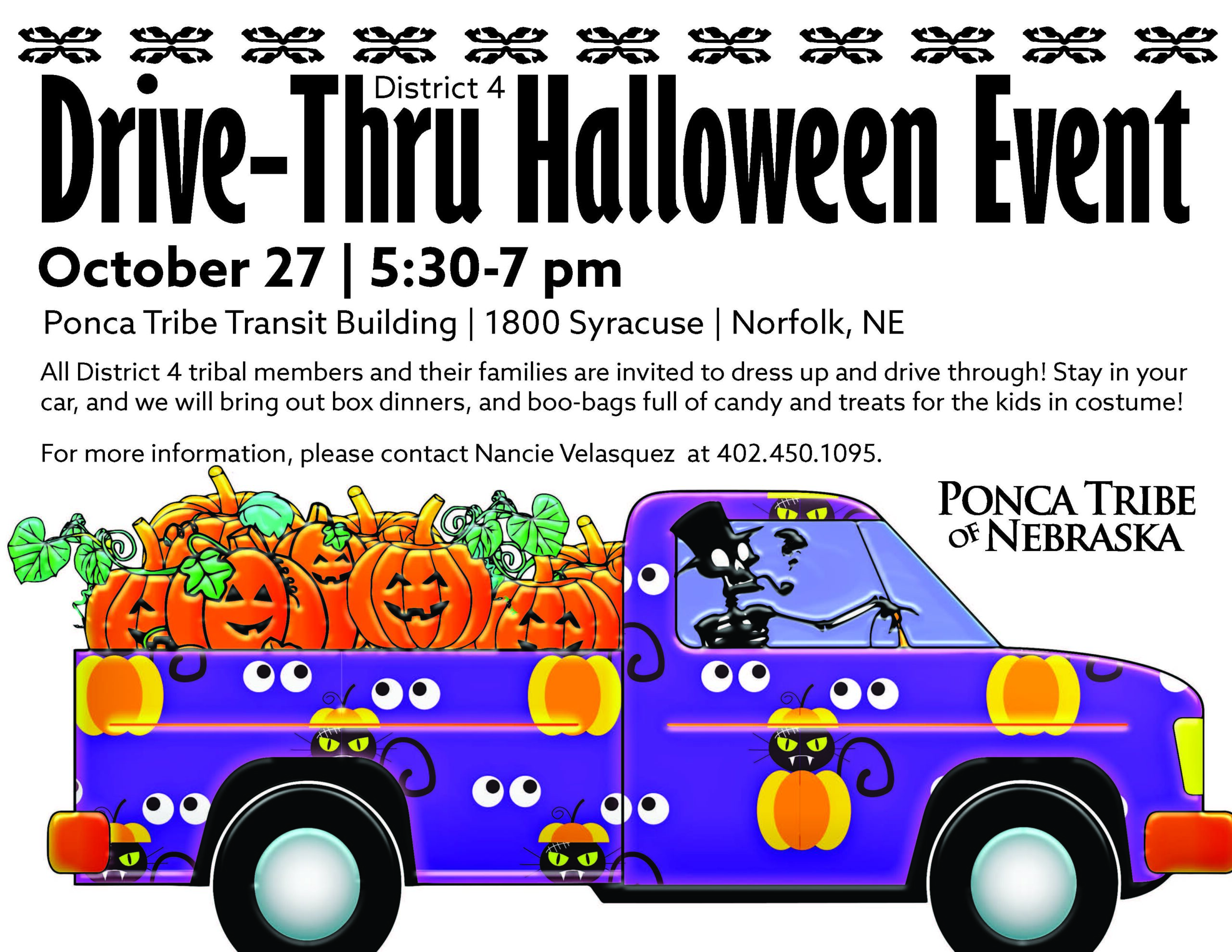 District 4 Drive-Thru Halloween Event