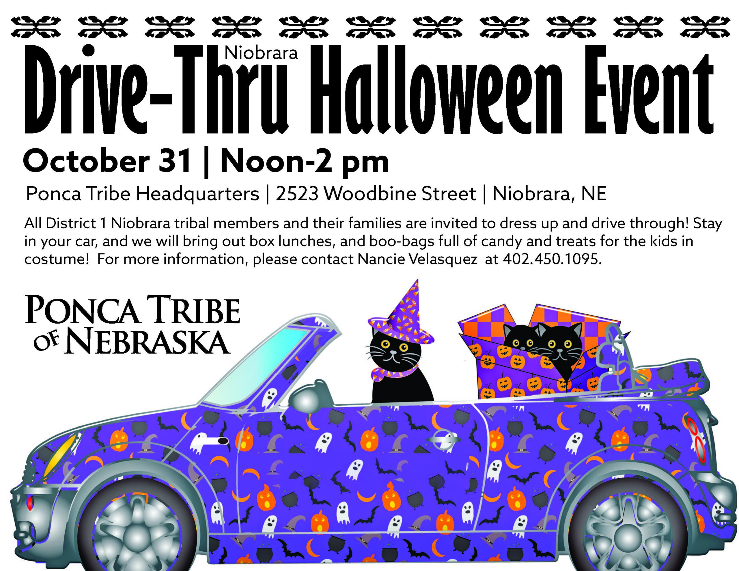 District 1 Niobrara Drive-Thru Halloween Event