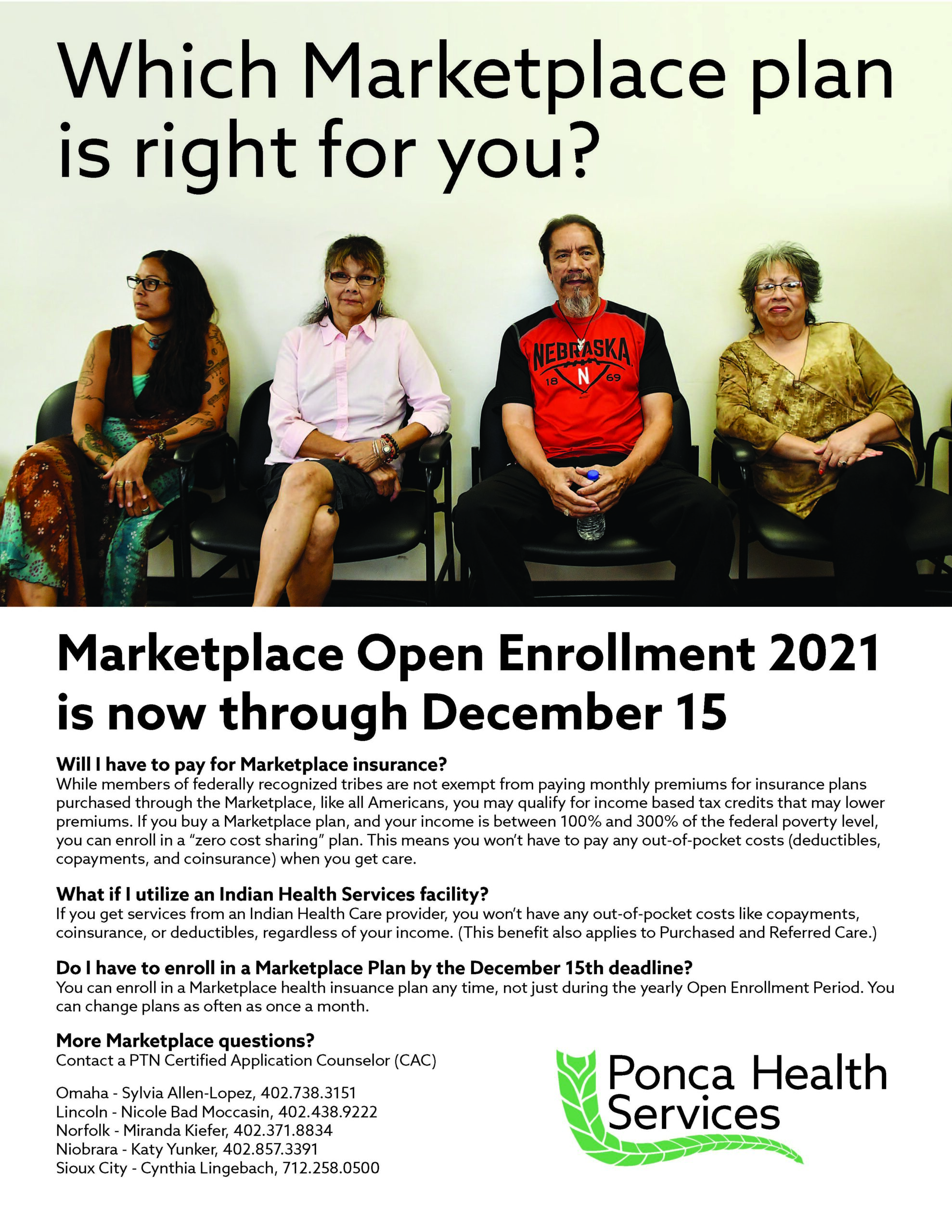 Marketplace Open Enrollment 2021 is now through December 15.