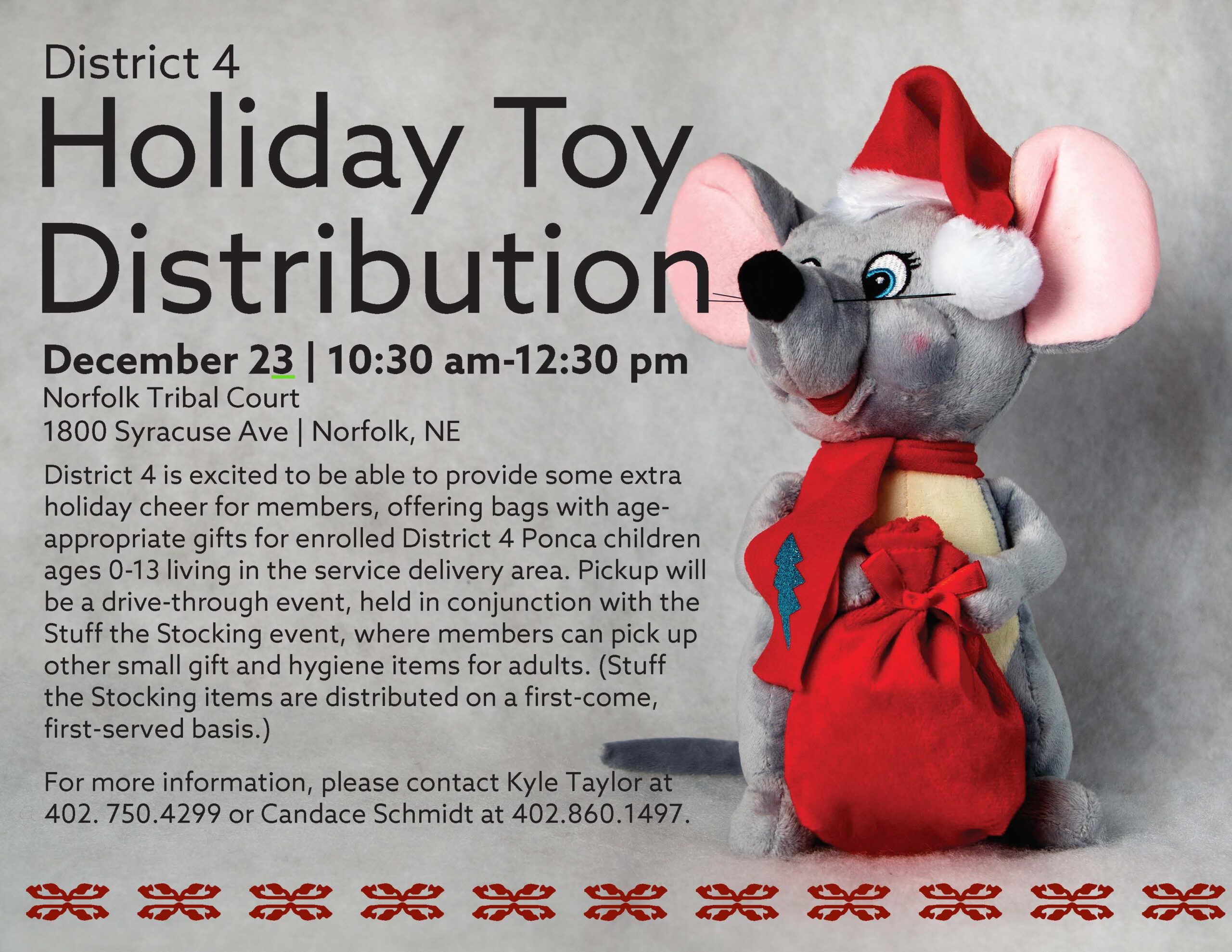District 4 Holiday Toy Distribution