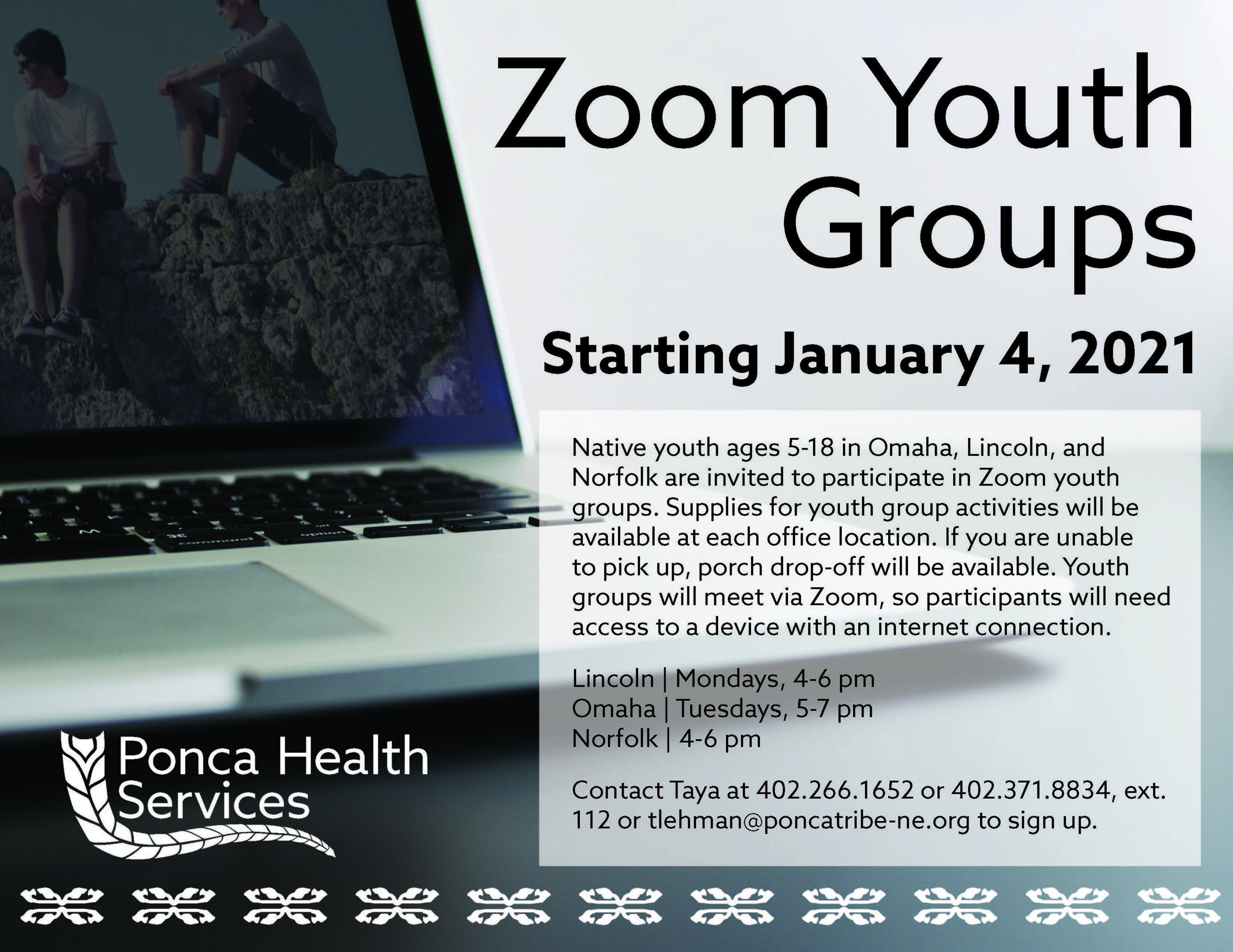 Zoom Youth Groups – Lincoln