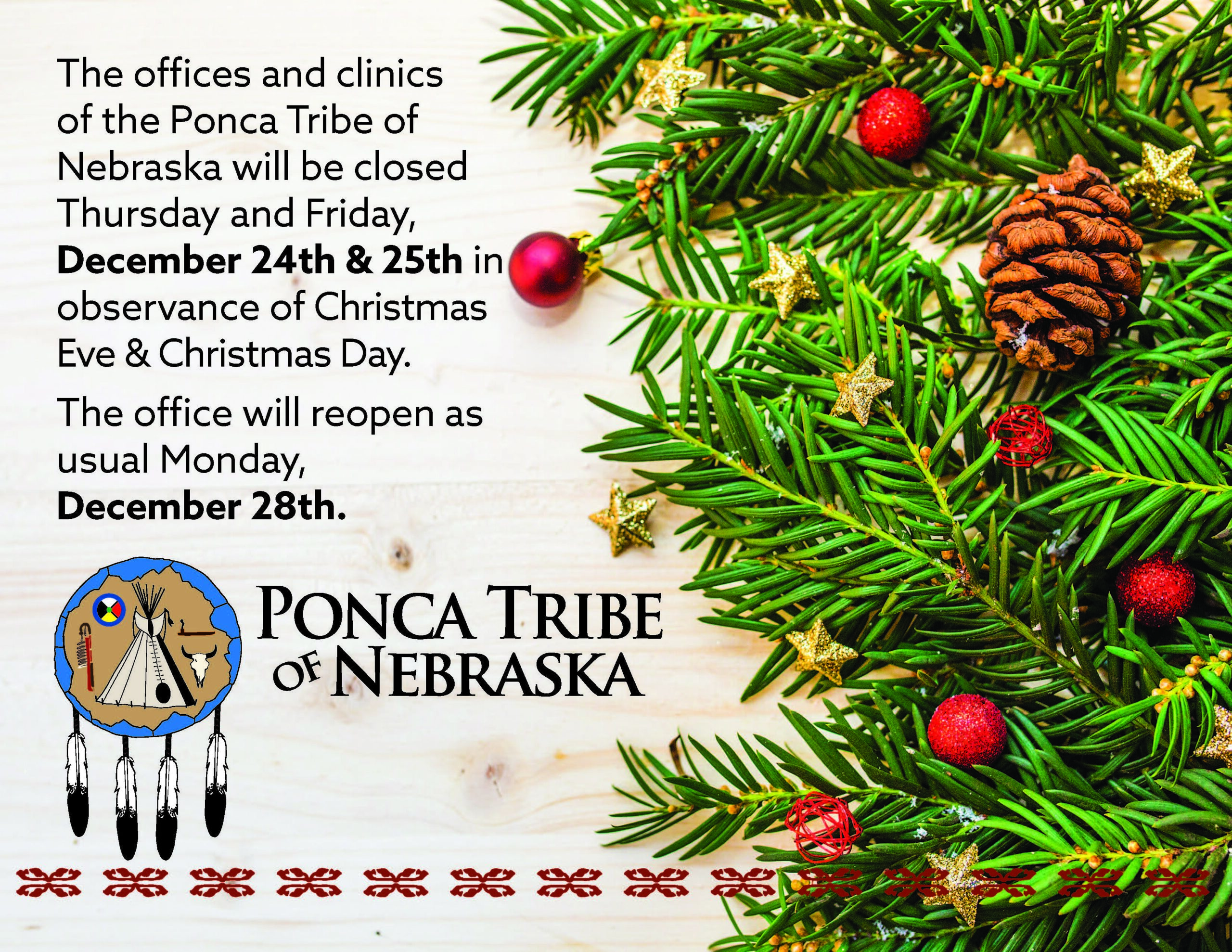 Offices & Clinics Closed for Holidays