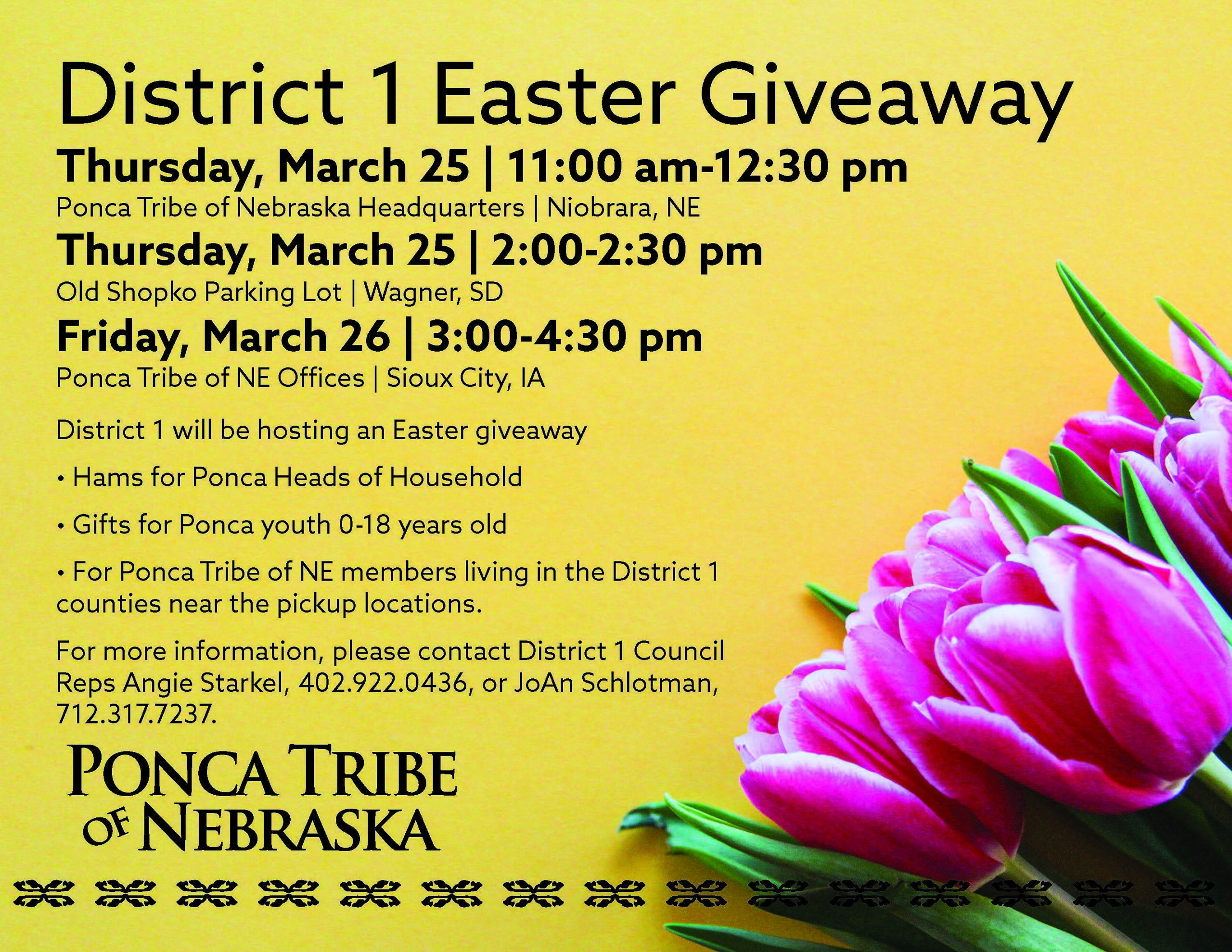 District 1 Easter Giveaway