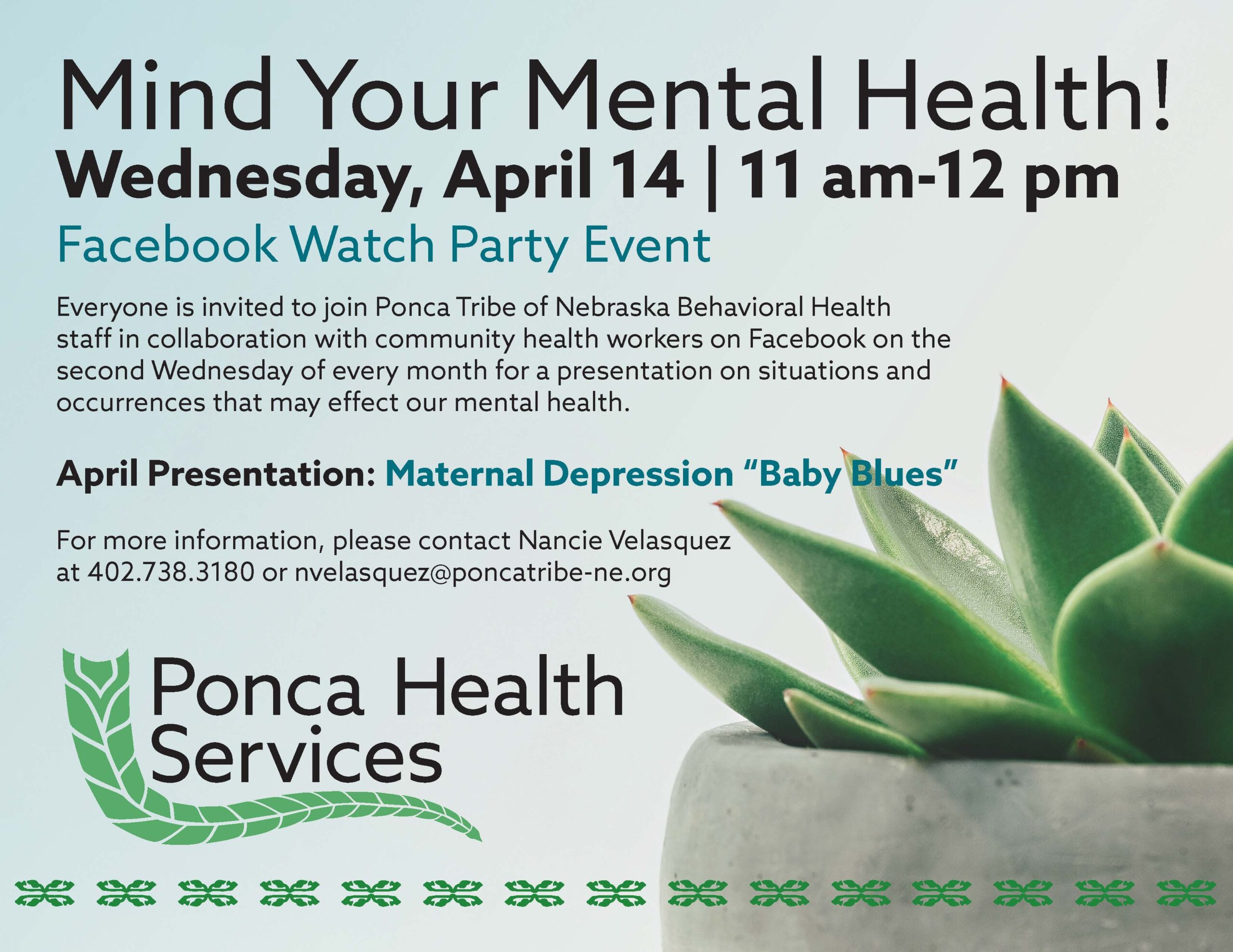 Facebook Live: Mind Your Mental Health!
