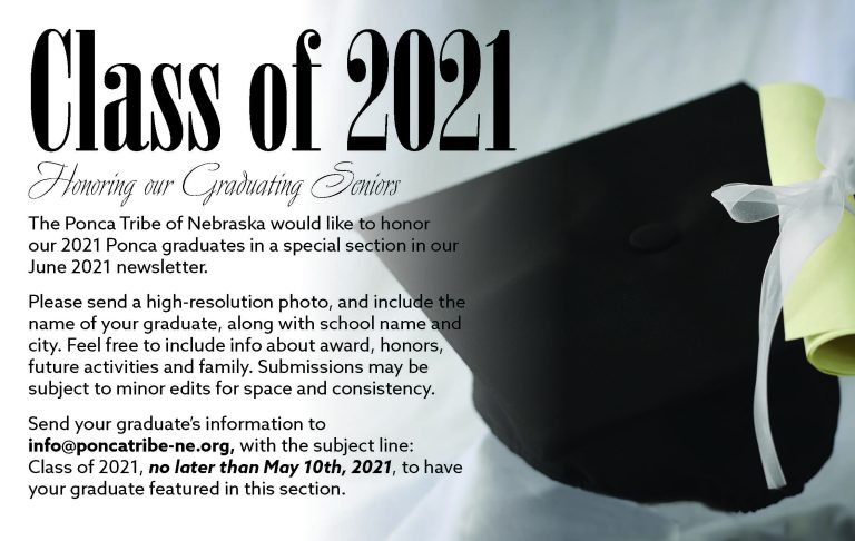 Deadline to Submit Graduate Info is May 10