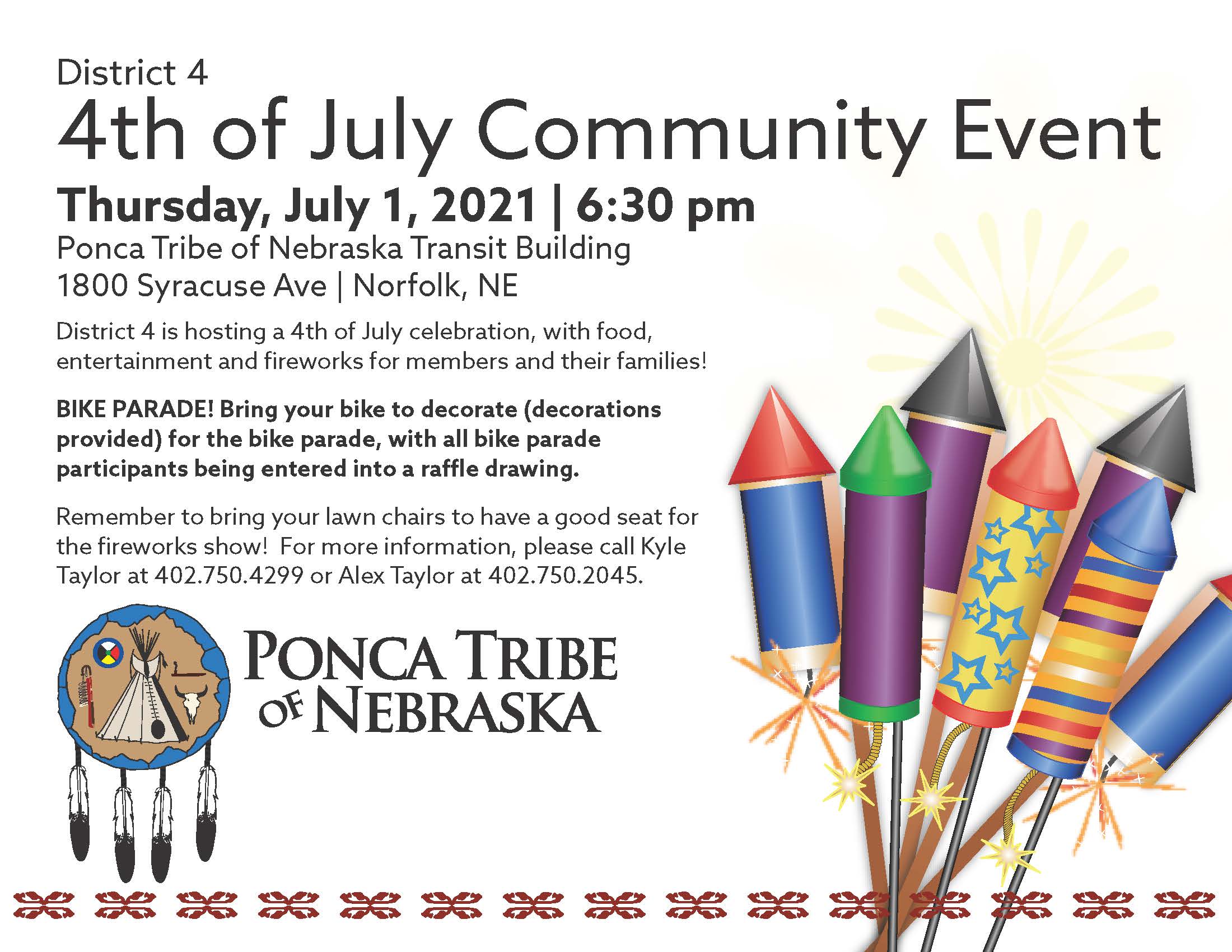 District 4: 4th of July Community Event