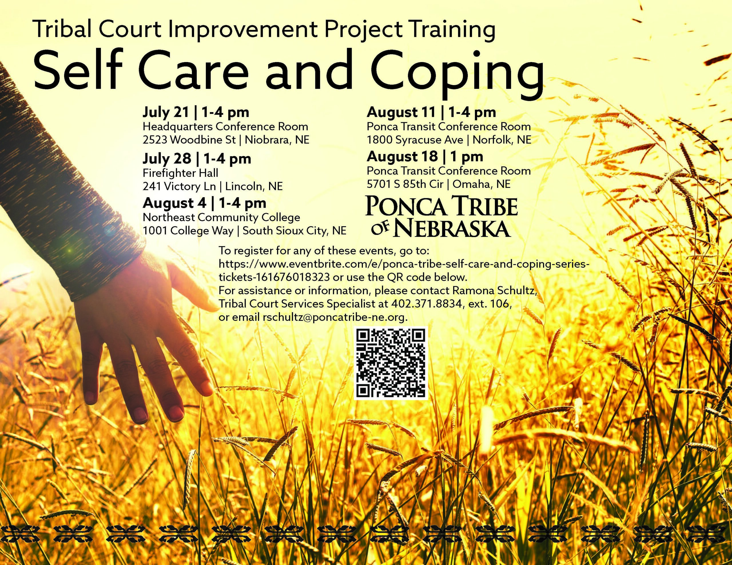 Tribal Court Improvement Project Training Self Care and Coping