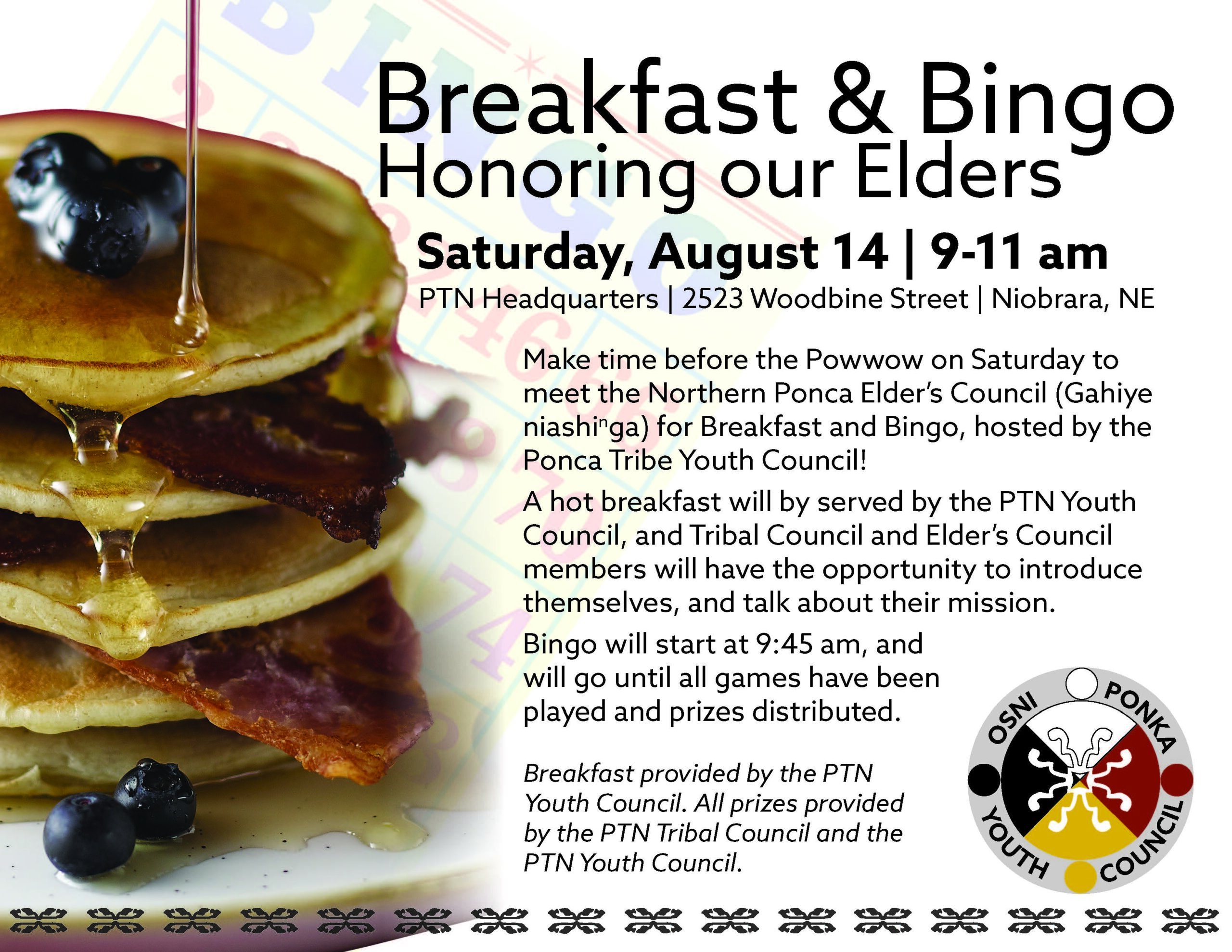 Breakfast & Bingo: Honoring our Elders