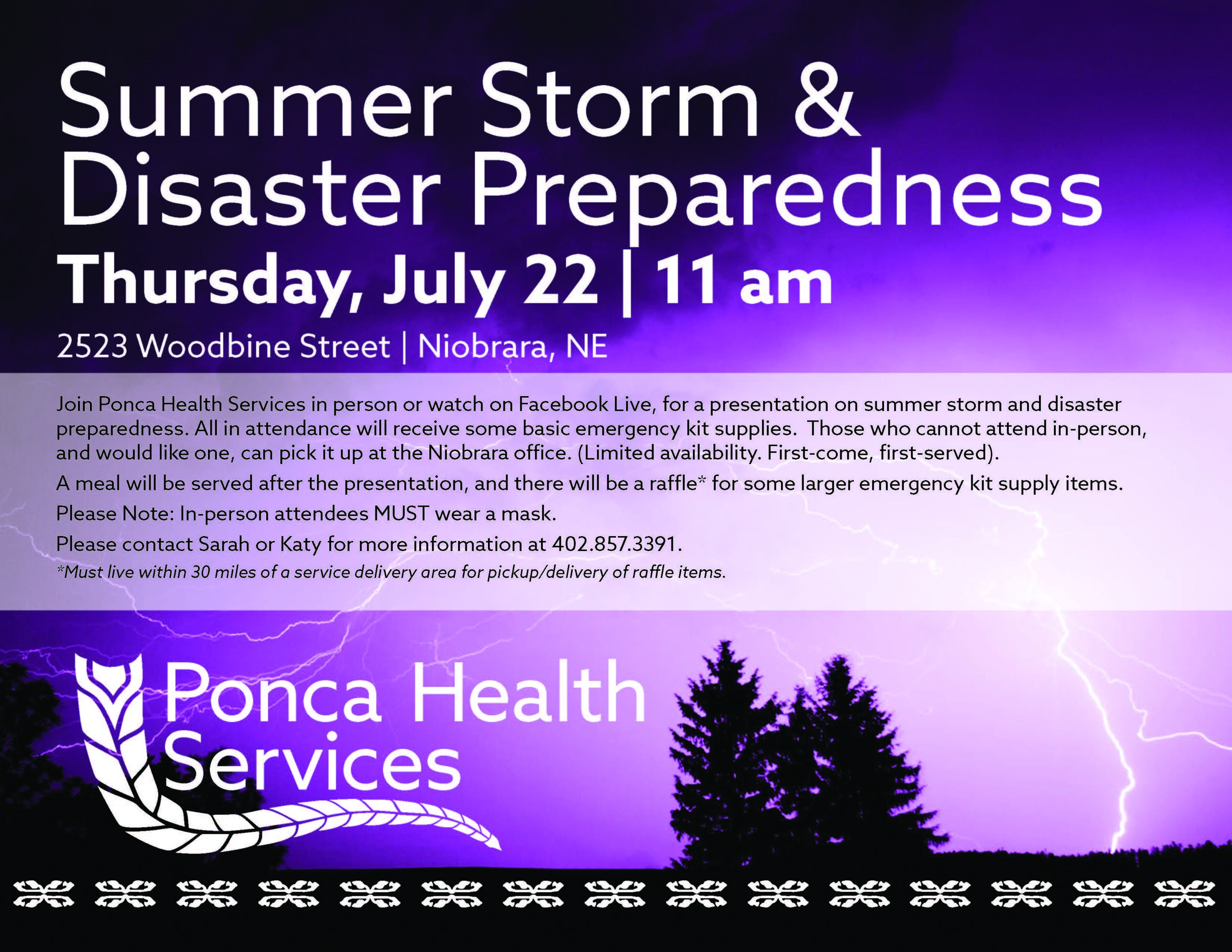 Summer Storm & Disaster Preparedness