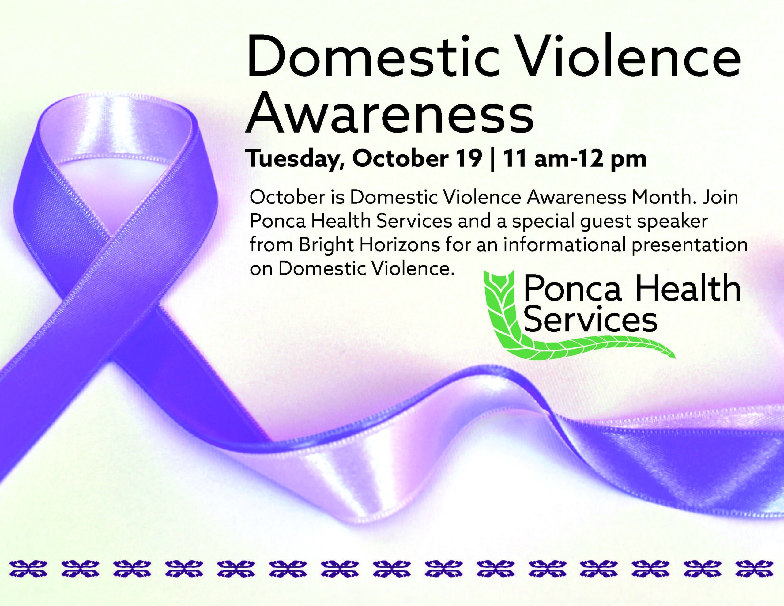 Community Health Presentation: Domestic Violence Awareness