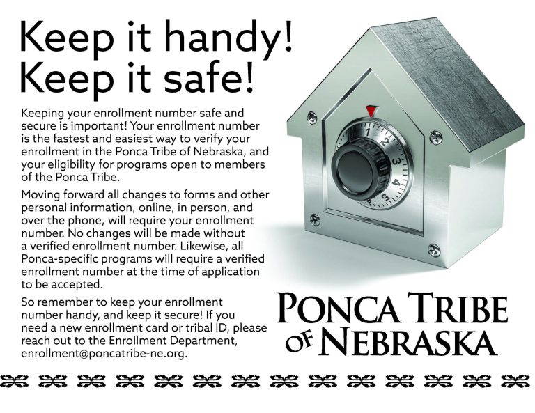 Enrollment Number: Keep it Handy AND Safe!