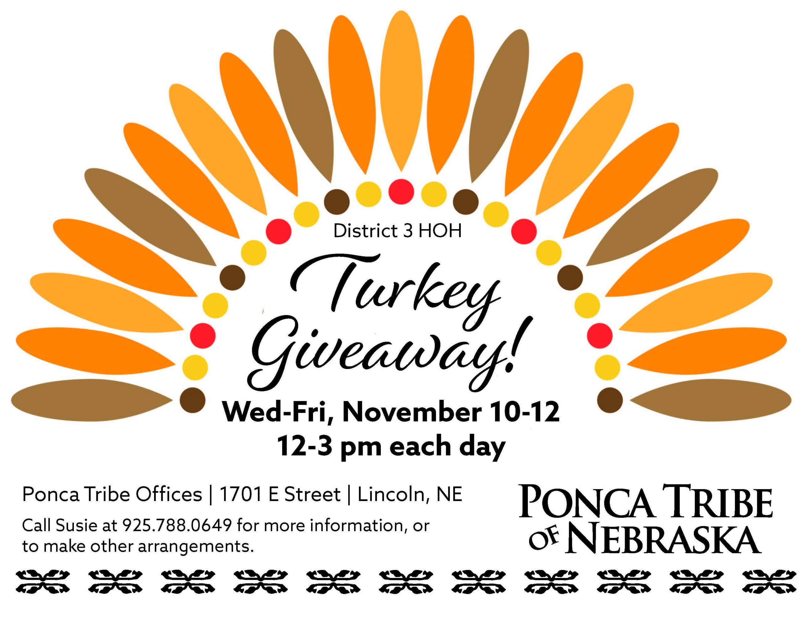 District 3 HOH Turkey Giveaway