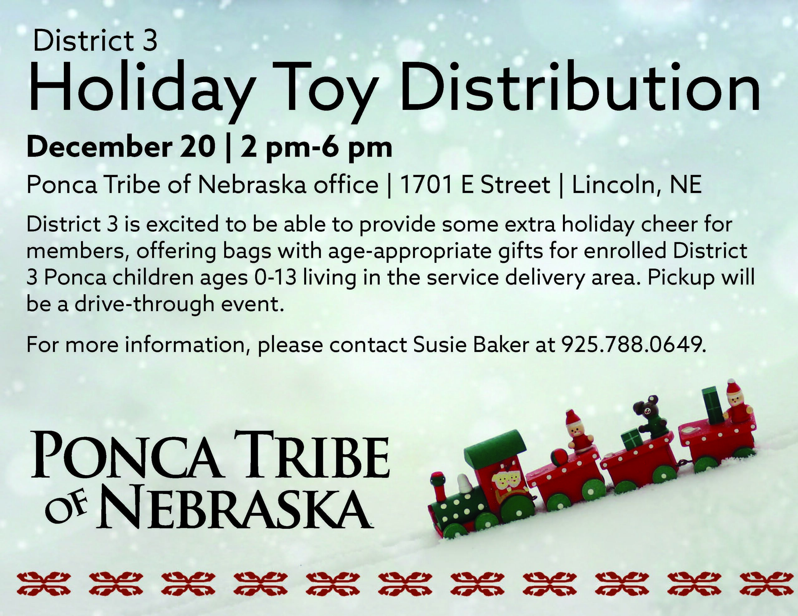 District 3 Holiday Toy Distribution