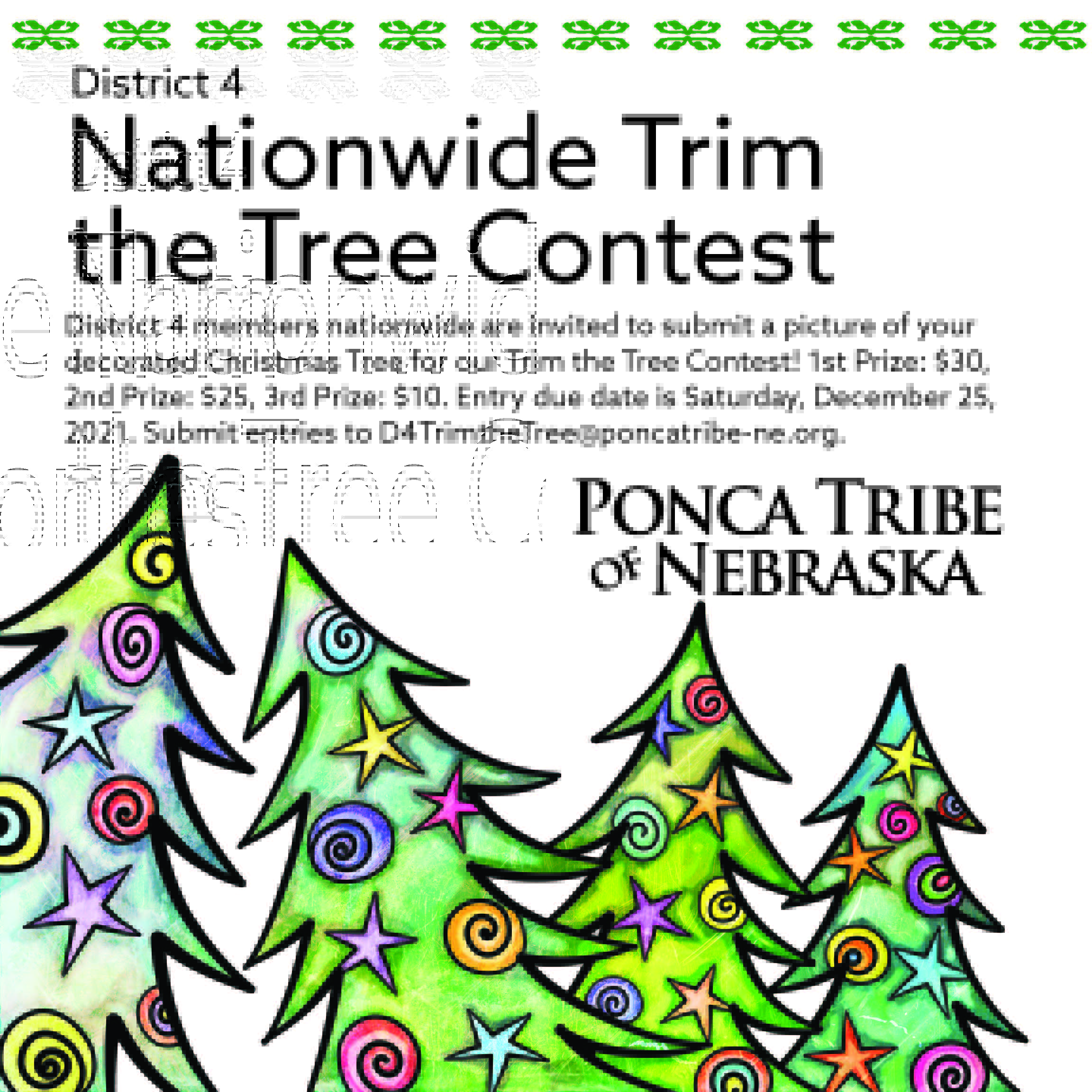 District 4: Trim the Tree Contest (Nationwide)