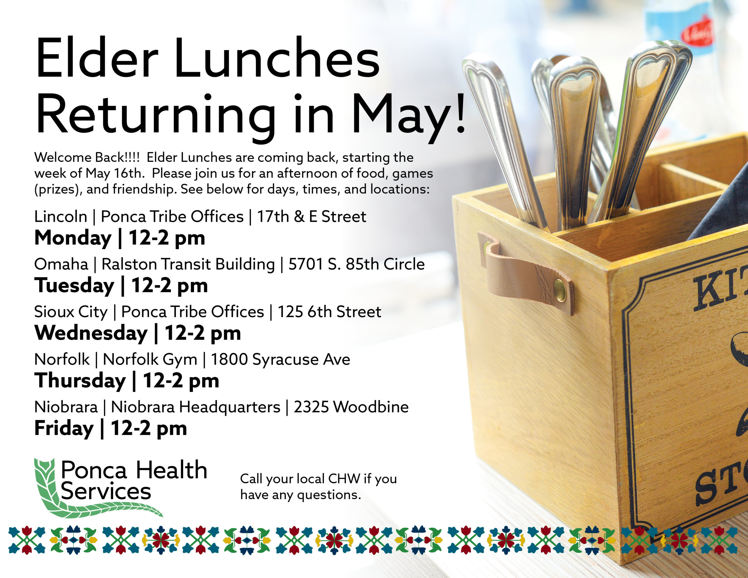 Elders Lunches