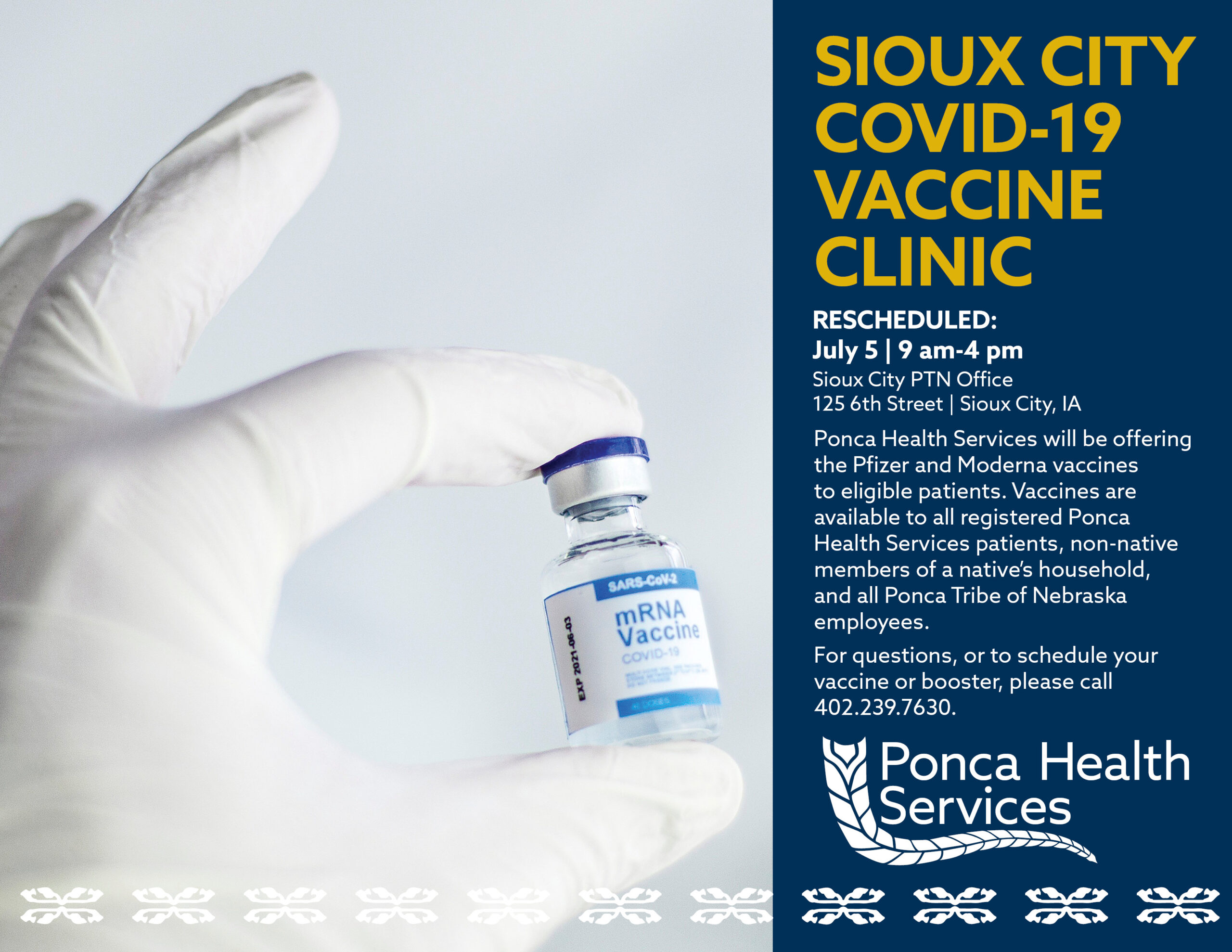 Sioux City COVID-19 Vaccine Clinic