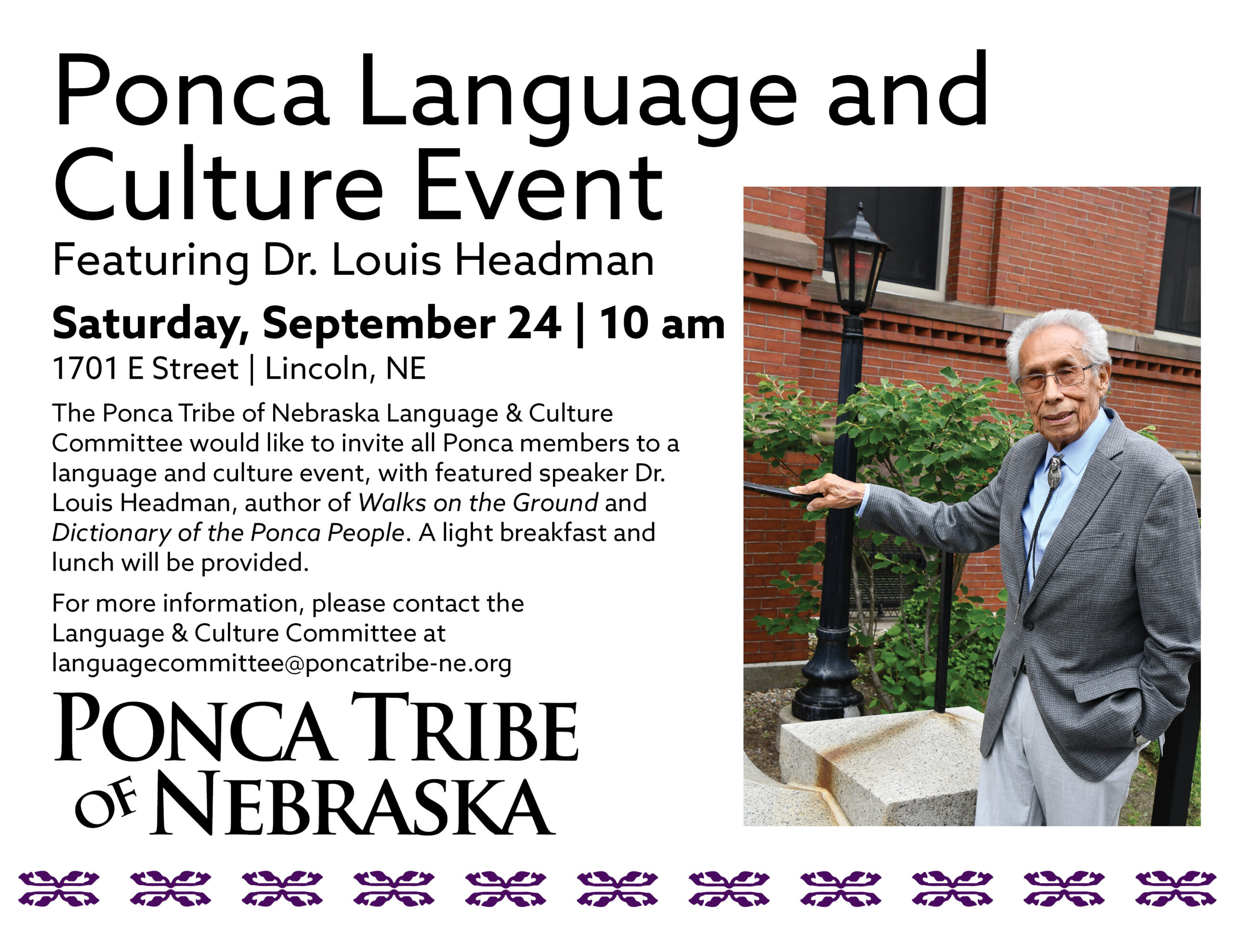 Ponca Language and Culture Event