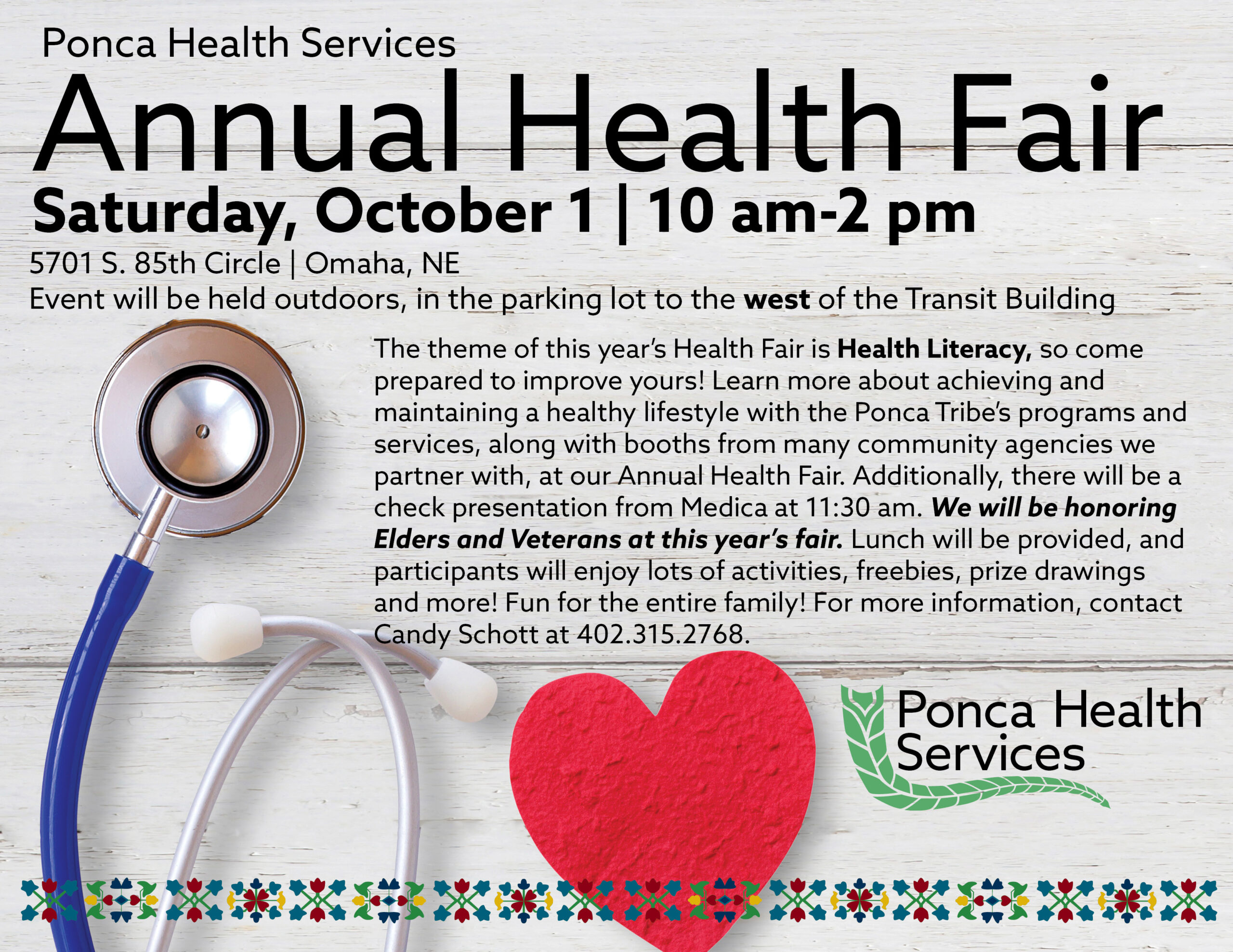 Ponca Health Services Annual Health Fair