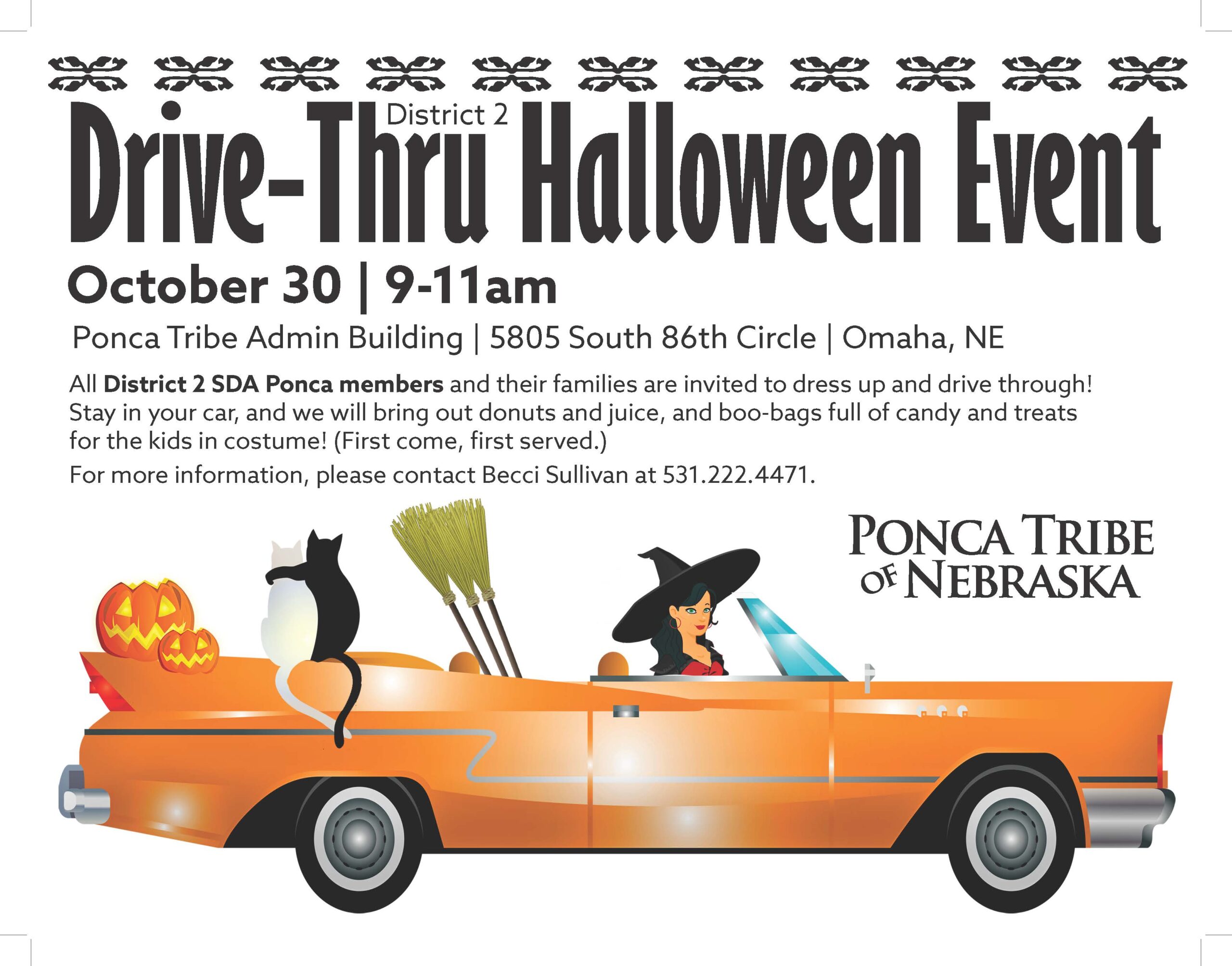 District 2 Drive-Thru Halloween Event