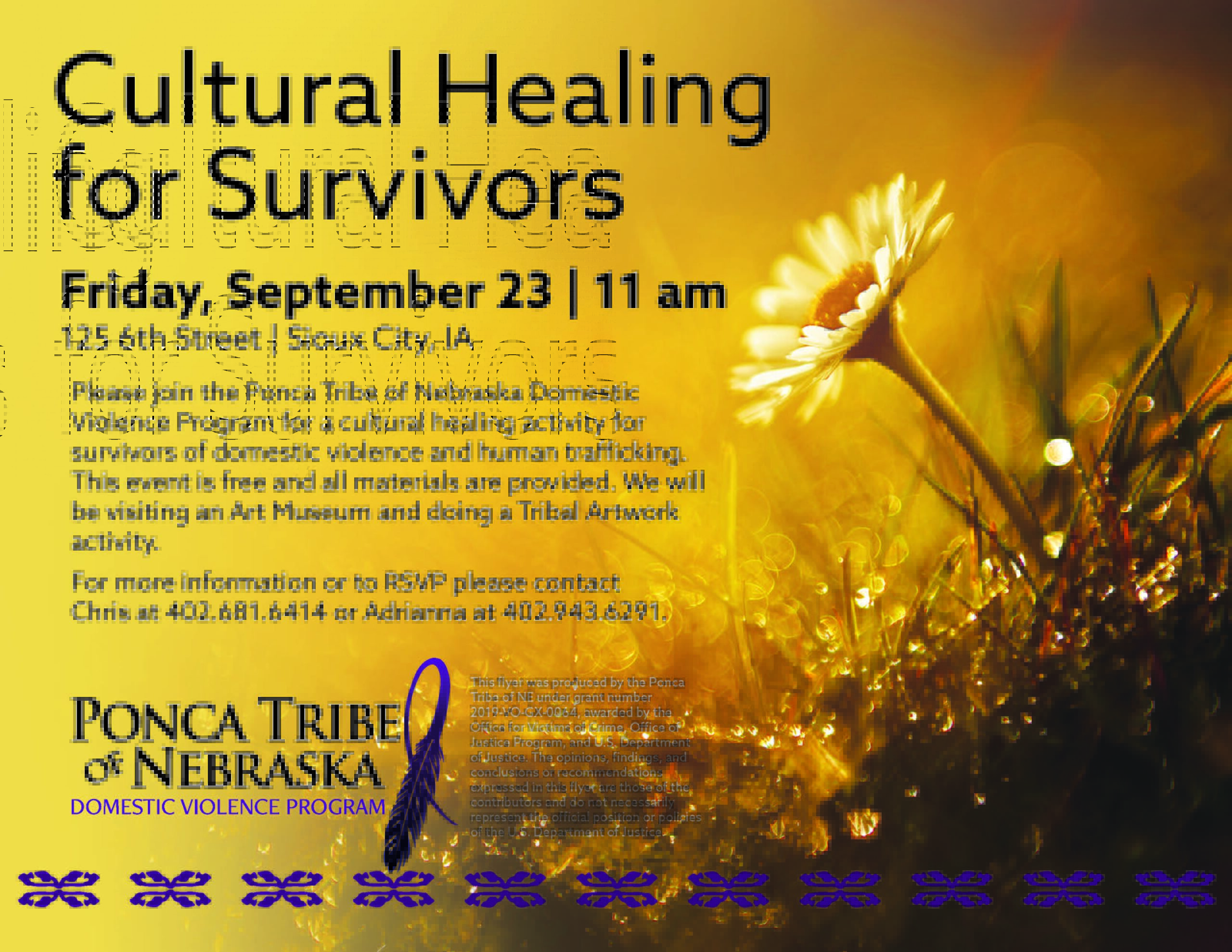 Cultural Healing for Survivors