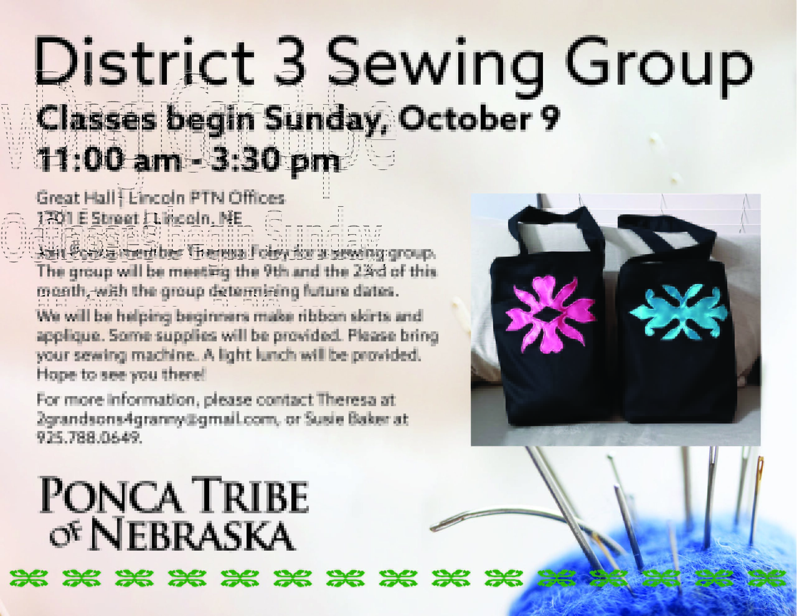 District 3 Sewing Group