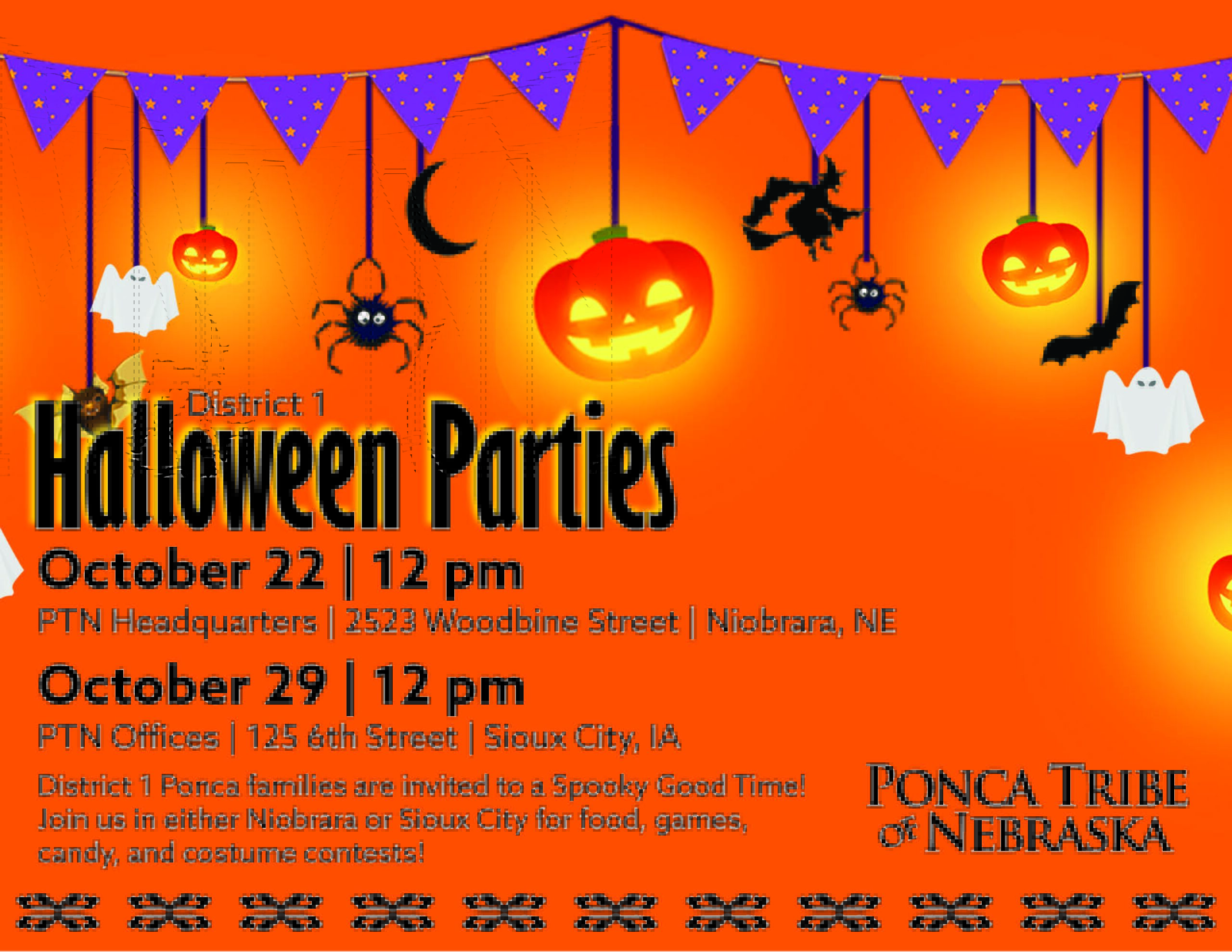 District 1 Halloween Parties – Sioux City