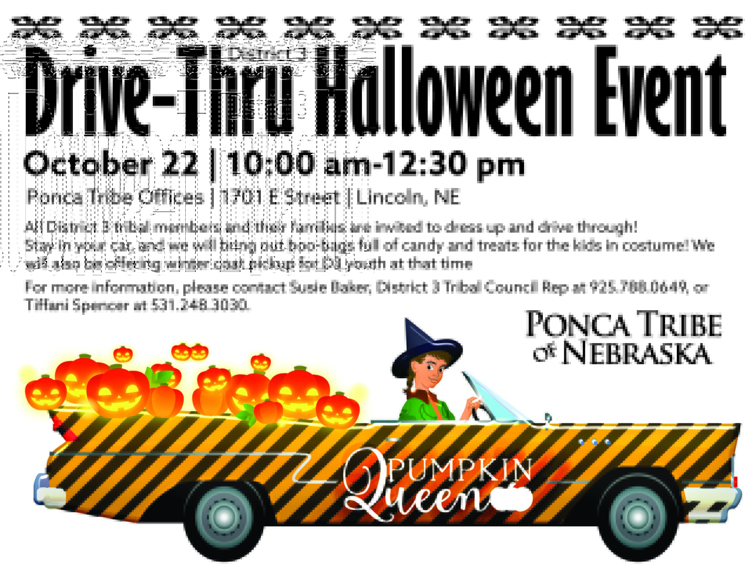 District 3 Drive-Thru Halloween Event