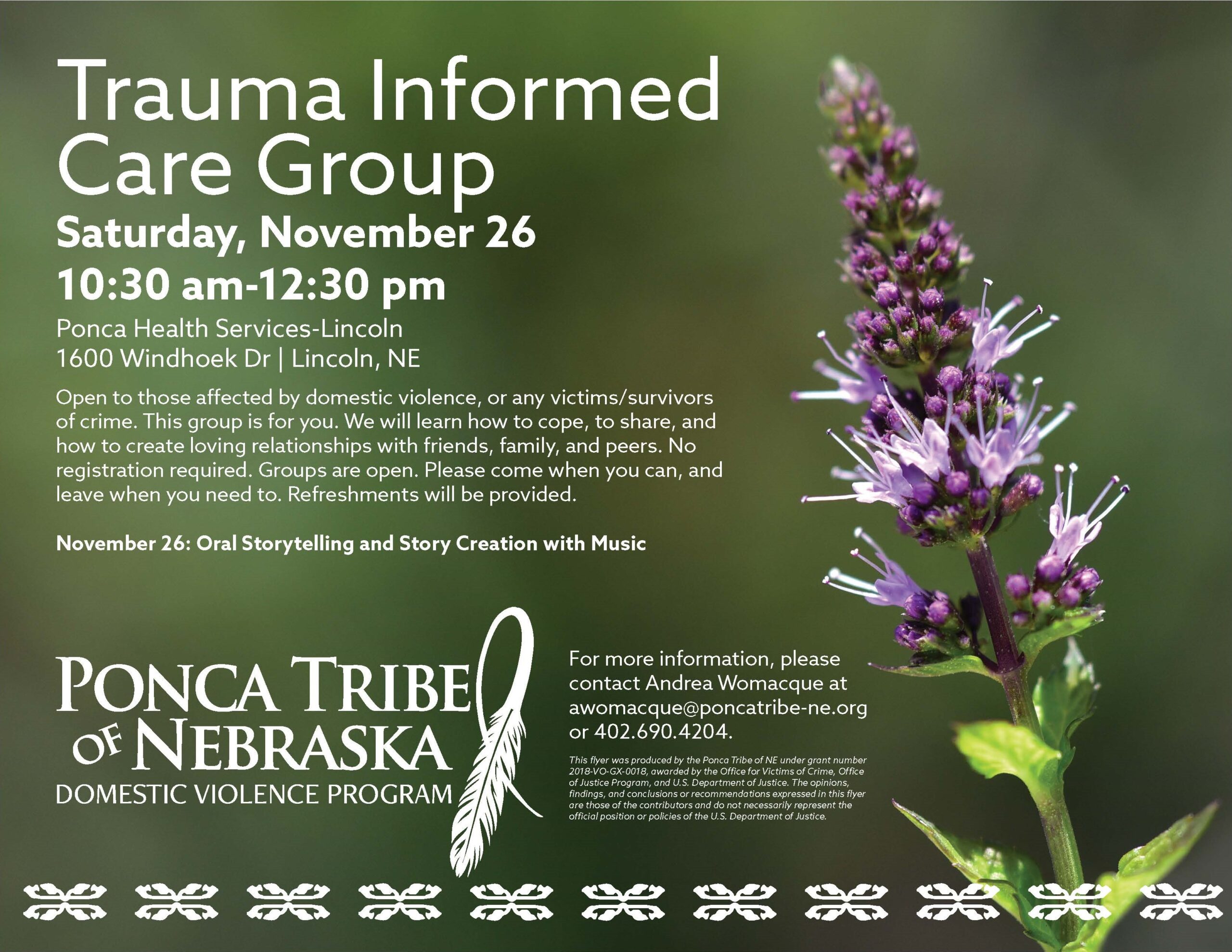 Trauma Informed Care Group – Lincoln