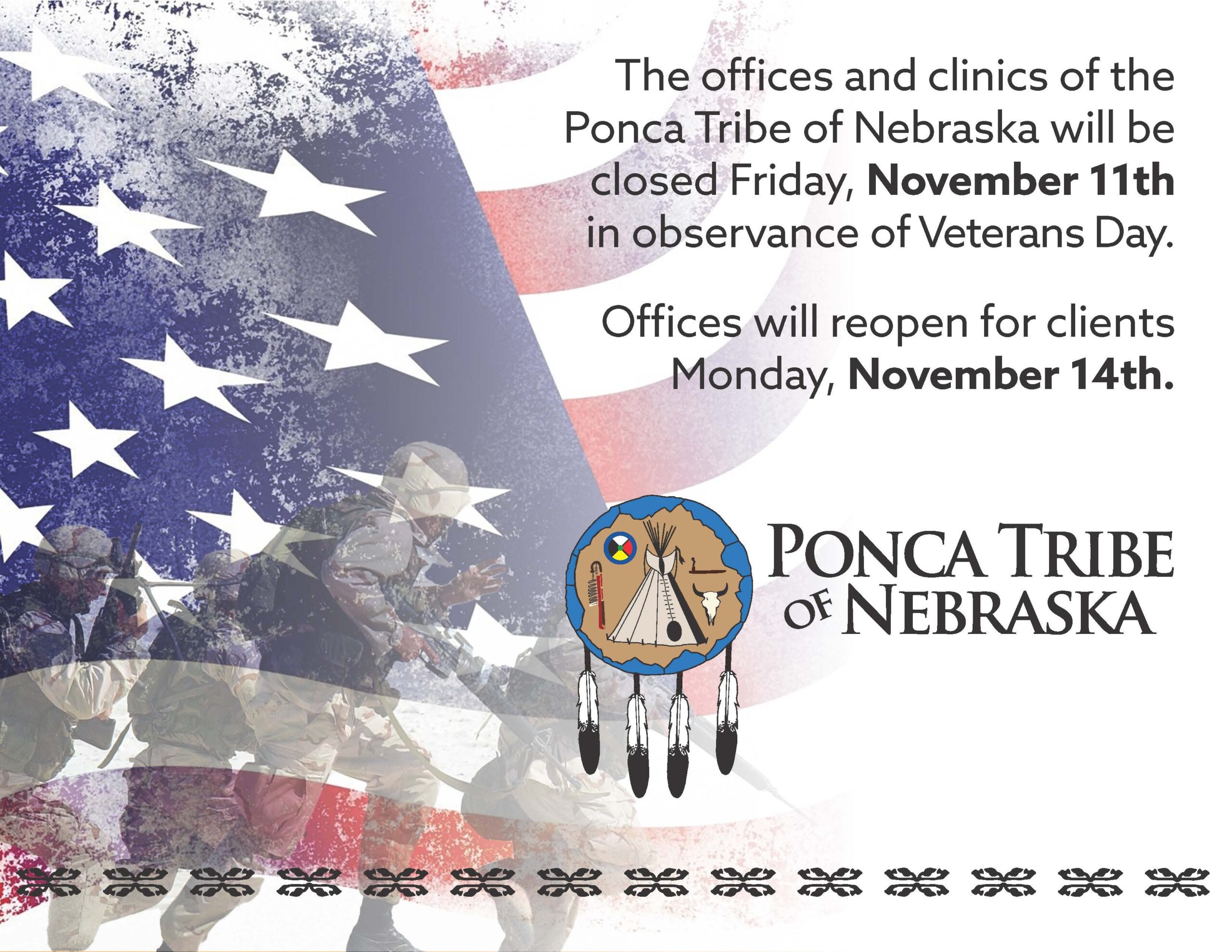 Read more about the article Office Closure for Veterans Day