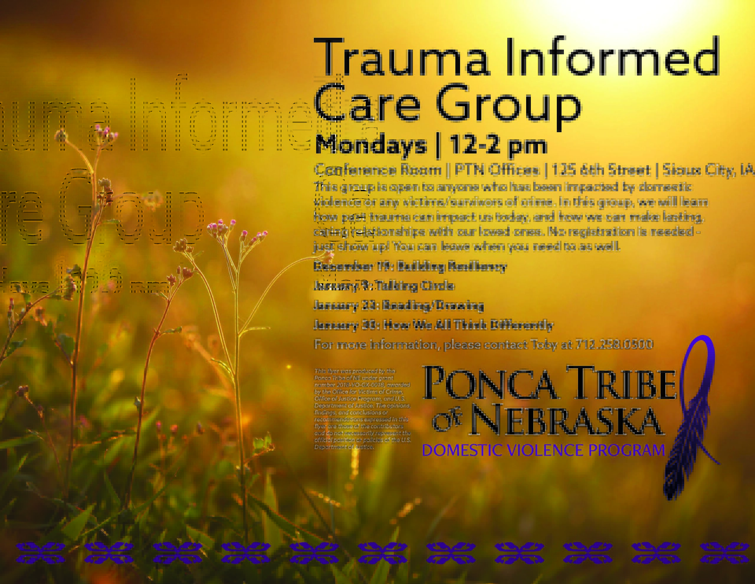 Trauma Informed Care Group – Sioux City