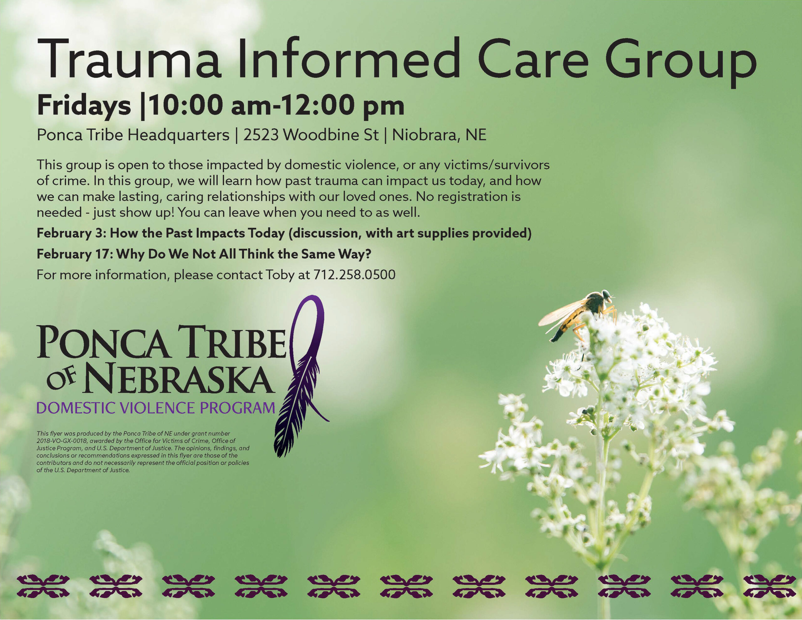 Trauma Informed Care Group – Niobrara