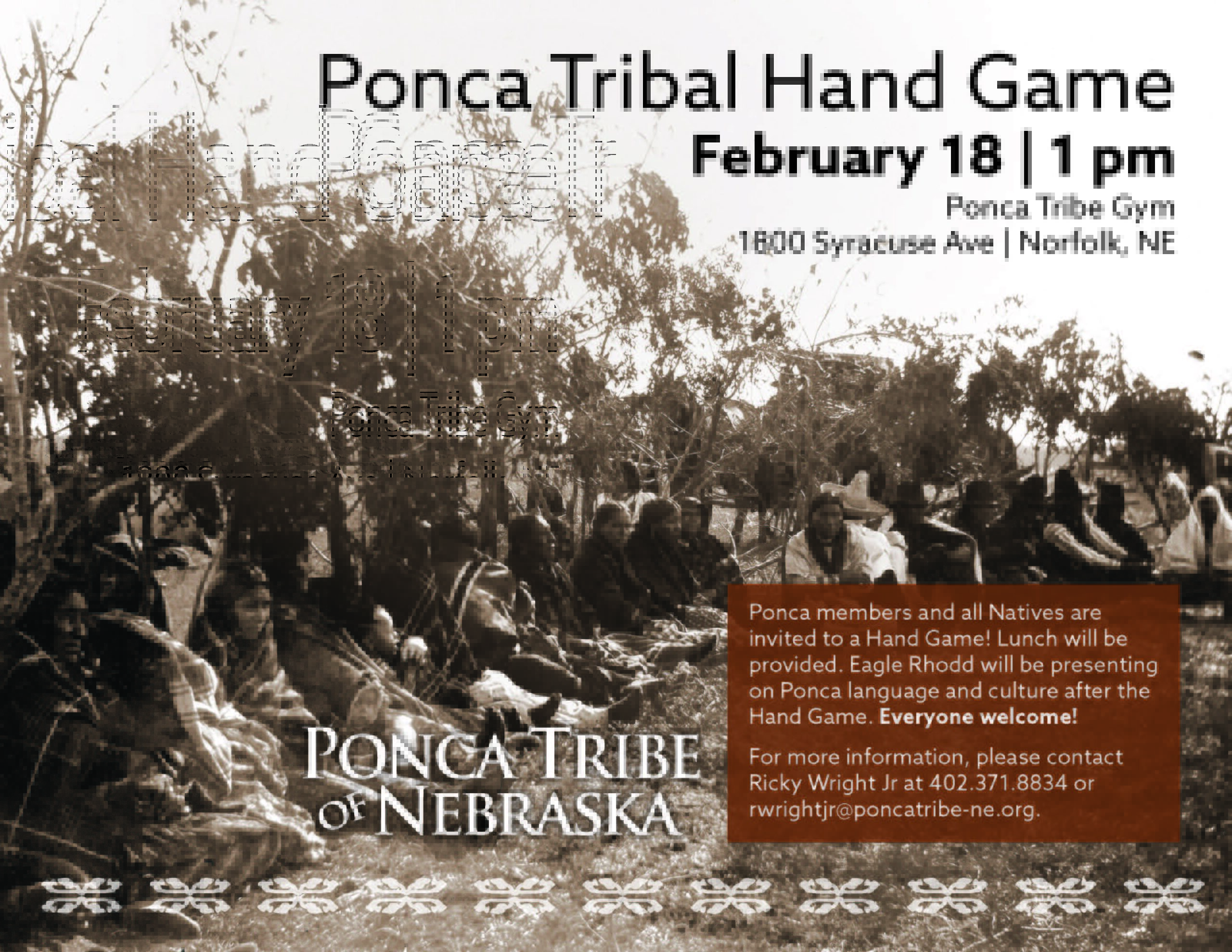 Ponca Tribal Hand Game