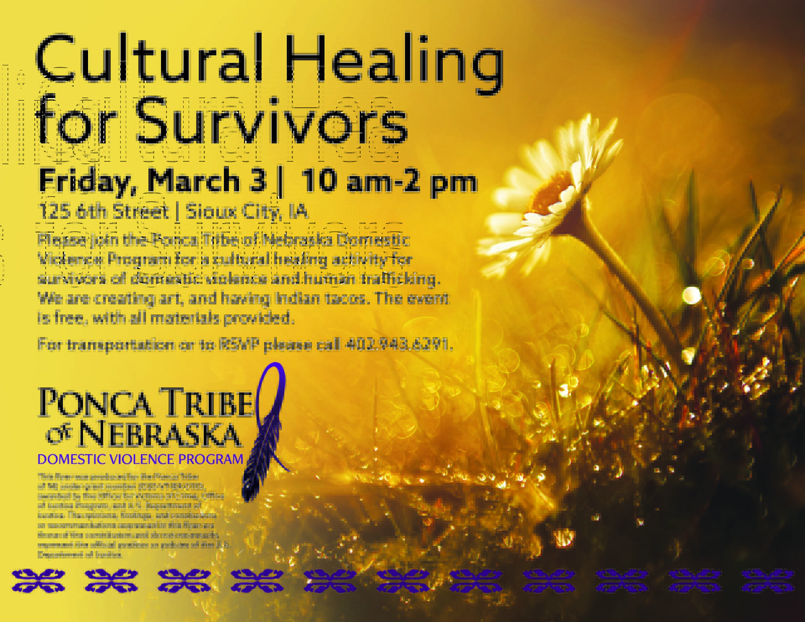 Cultural Healing for Survivors – Sioux City