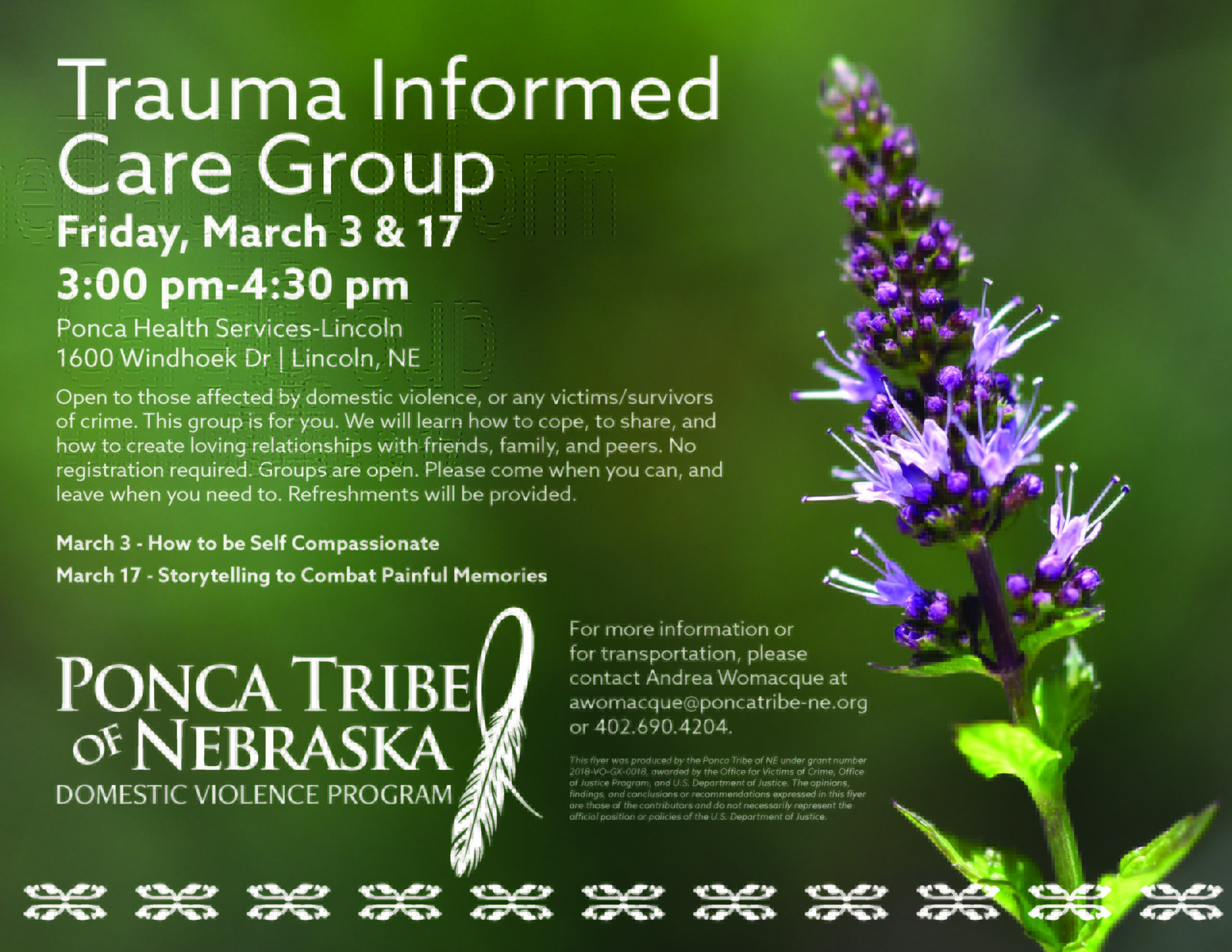 Trauma Informed Care Group – Lincoln