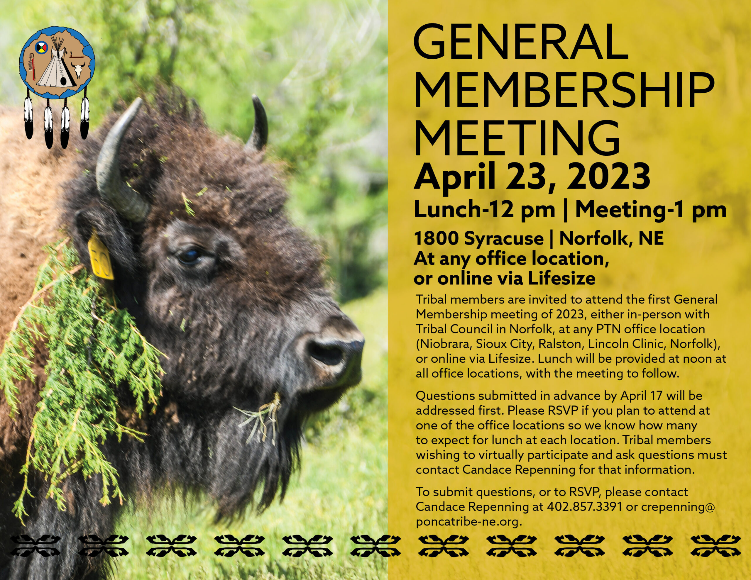 Read more about the article RSVP now to attend the General Membership Meeting