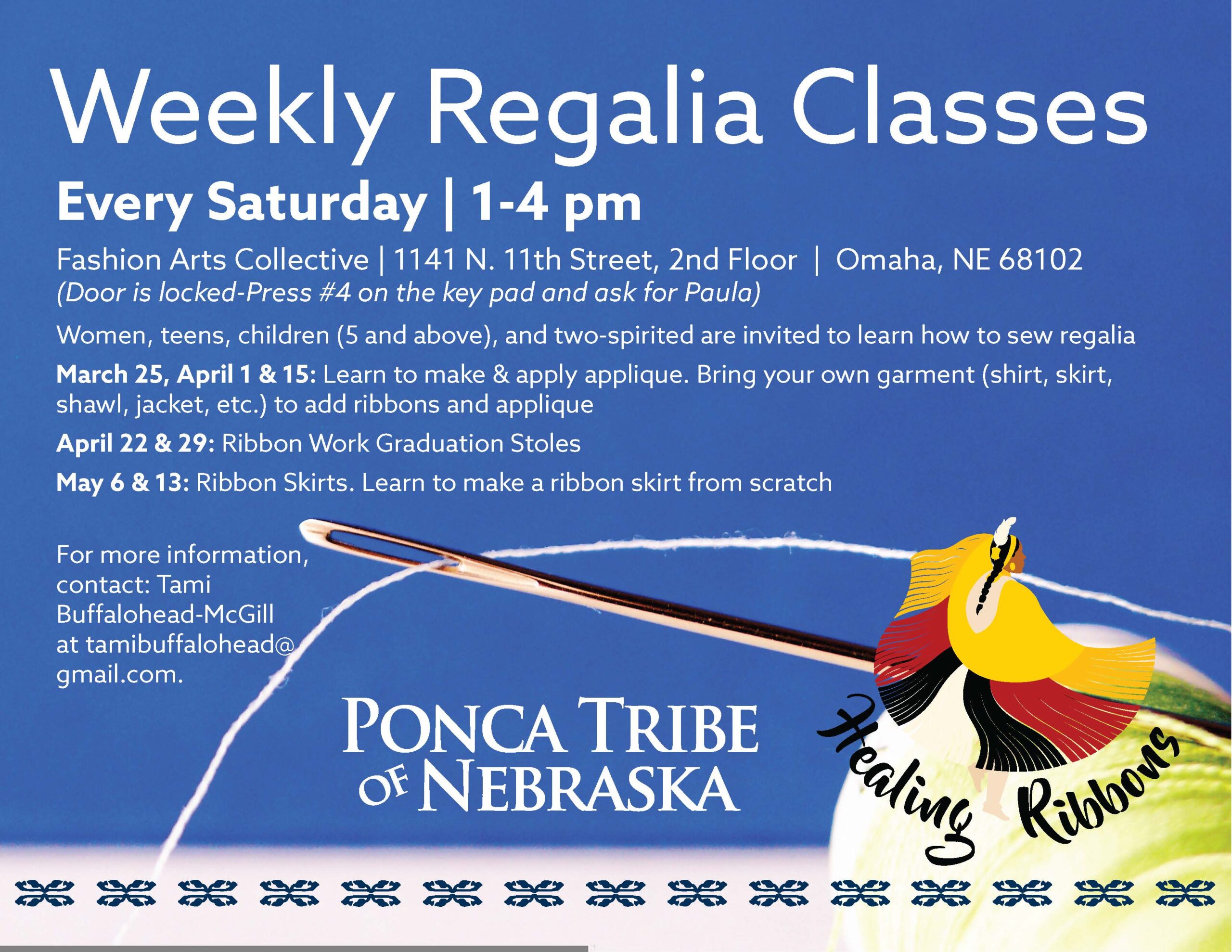 Weekly Regalia Classes