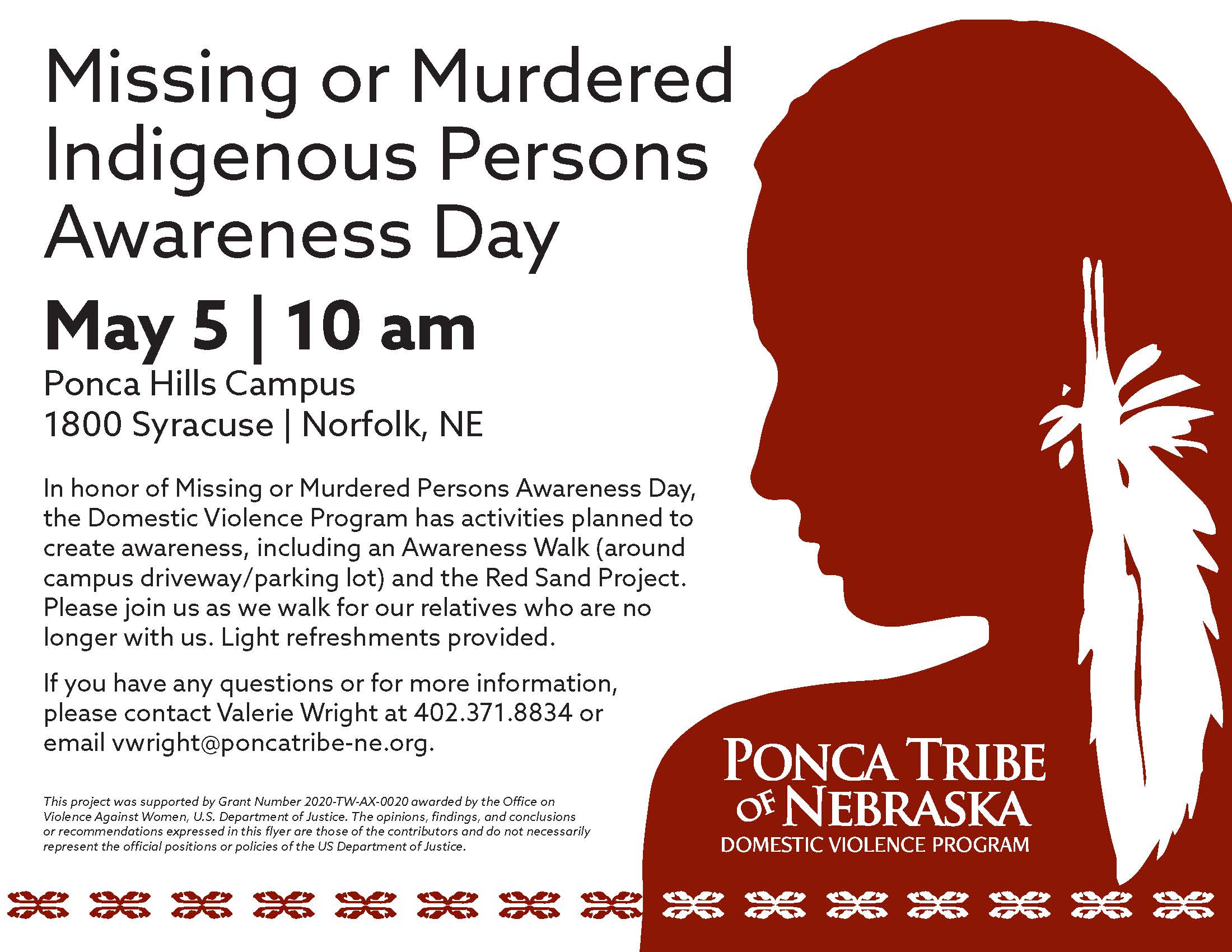 Missing or Murdered Indigenous Persons Awareness Day – Norfolk