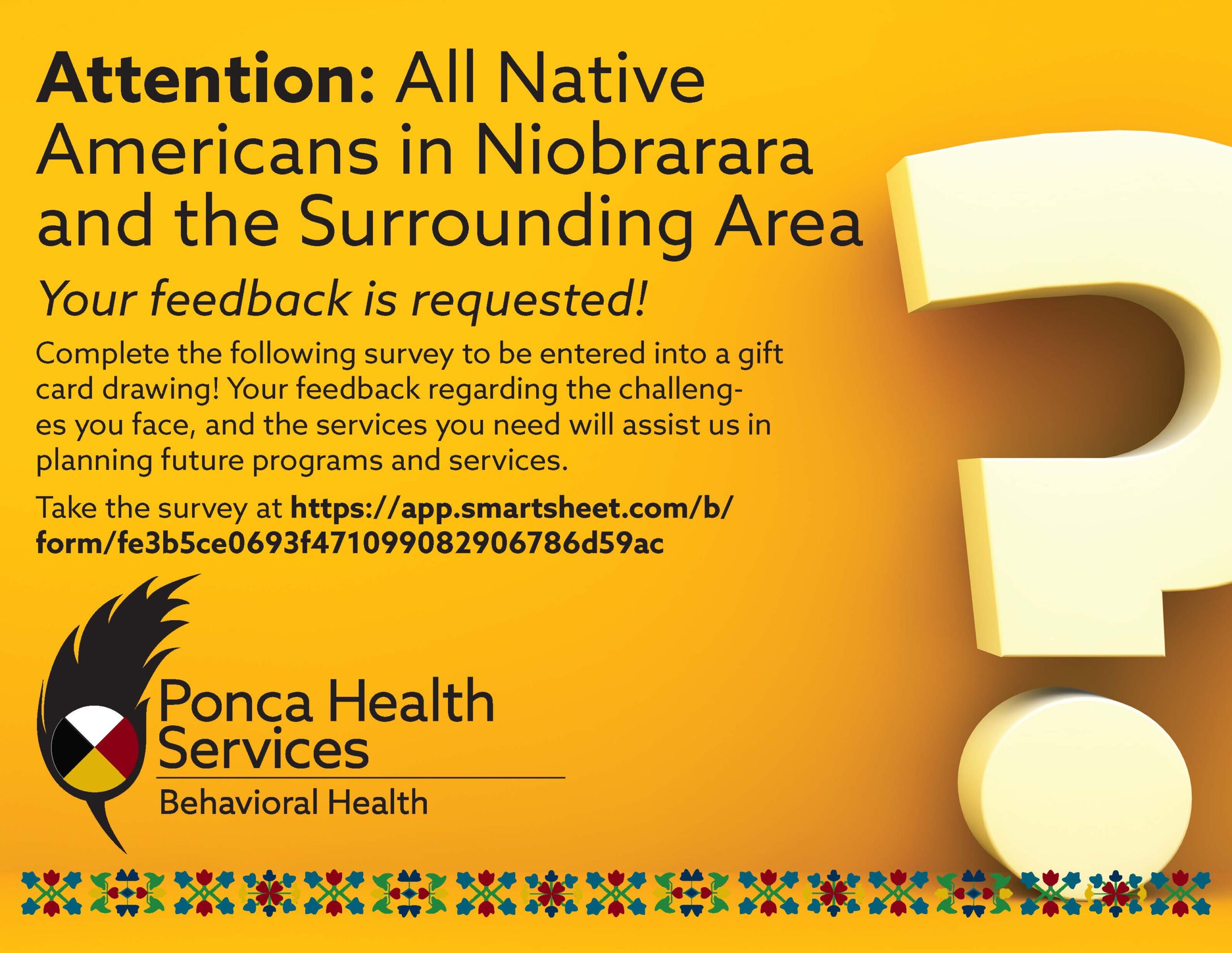 Read more about the article Attention: All Native Americans in Niobrara & Surrounding Area